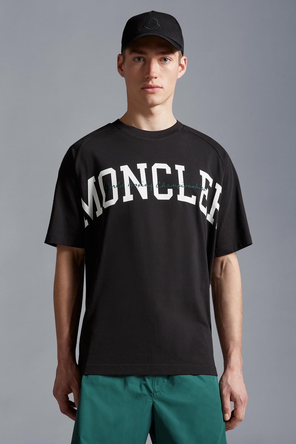 Black Logo T-Shirt - Polos & T-shirts for Men | Moncler US