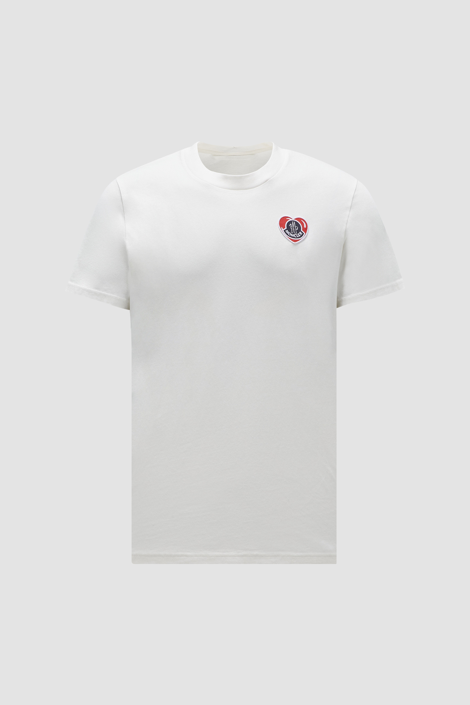 Moncler white outlet tee