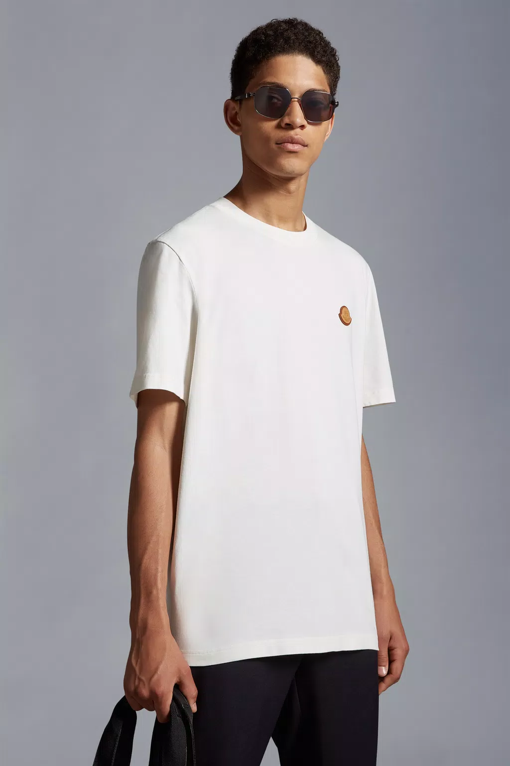 Logo T-Shirt Men White Moncler 1