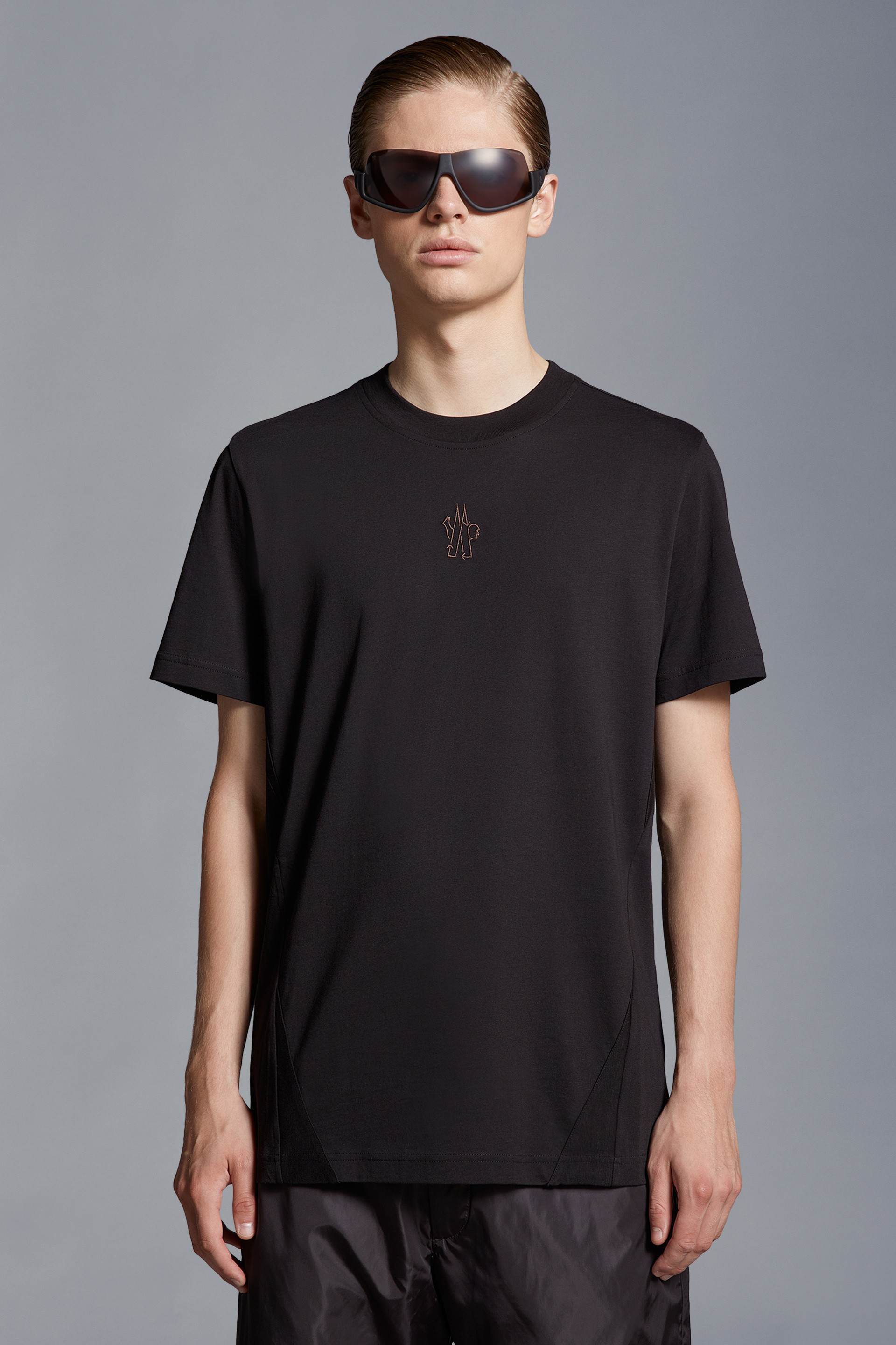 Black Logo T-Shirt - Polos & T-shirts for Men | Moncler PT