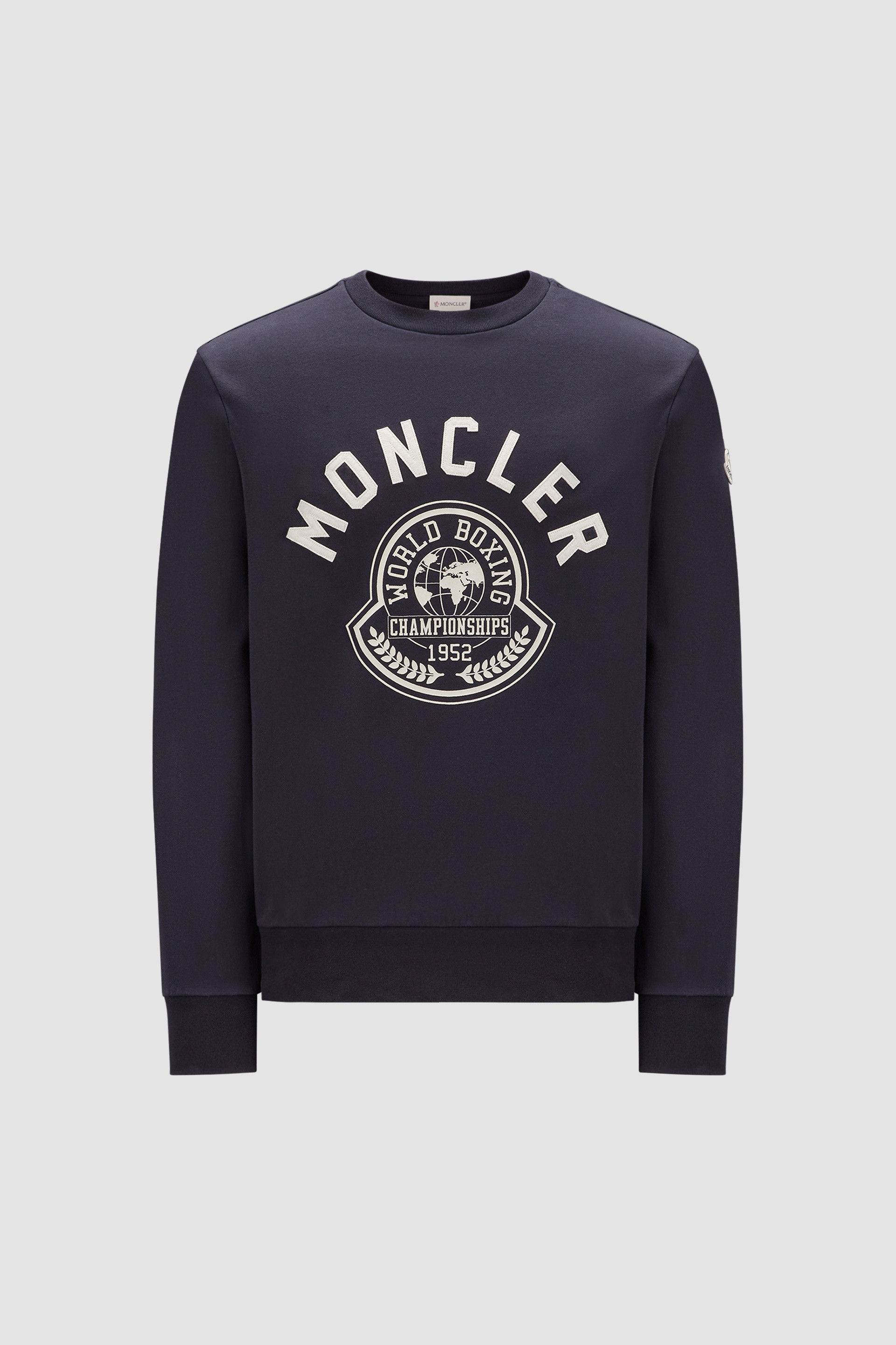 Moncler hotsell blue sweatshirt