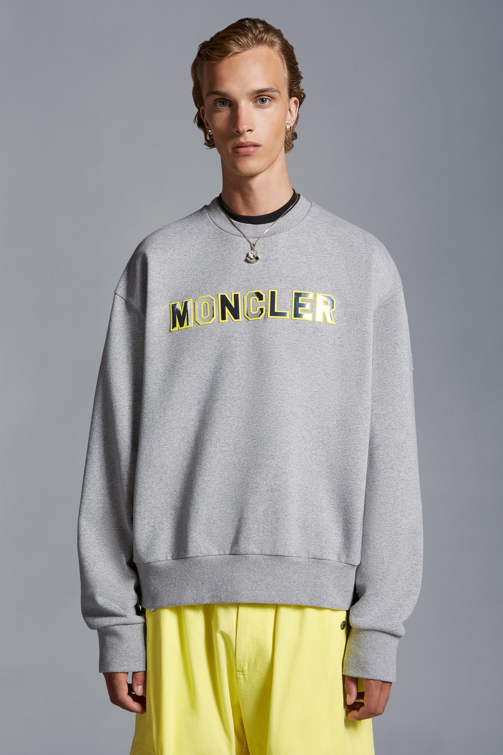 Sweatshirt mit Logo Grau - Sweatshirts für Herren | Moncler DE