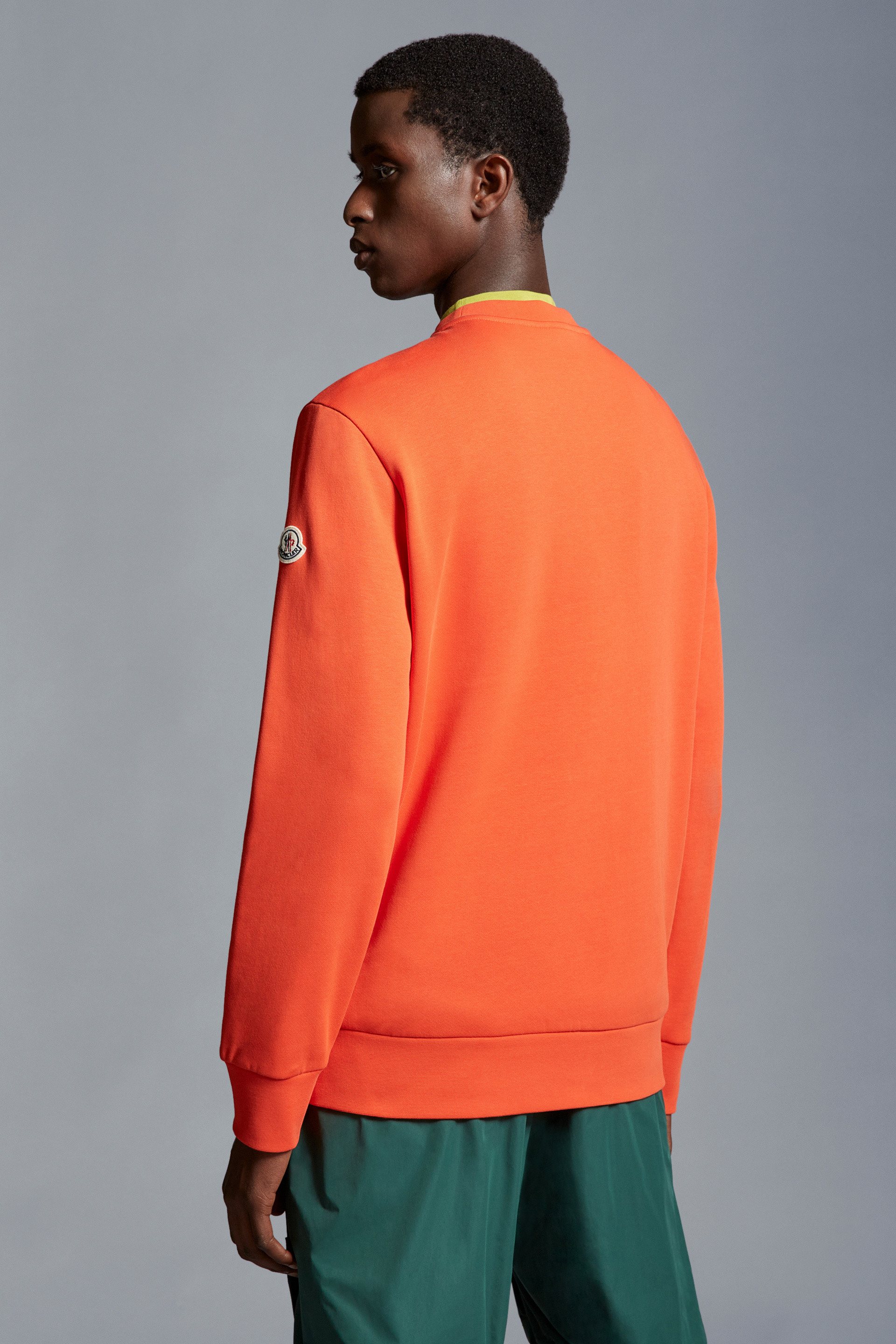 Moncler logo-embossed Sweatshirt - Orange
