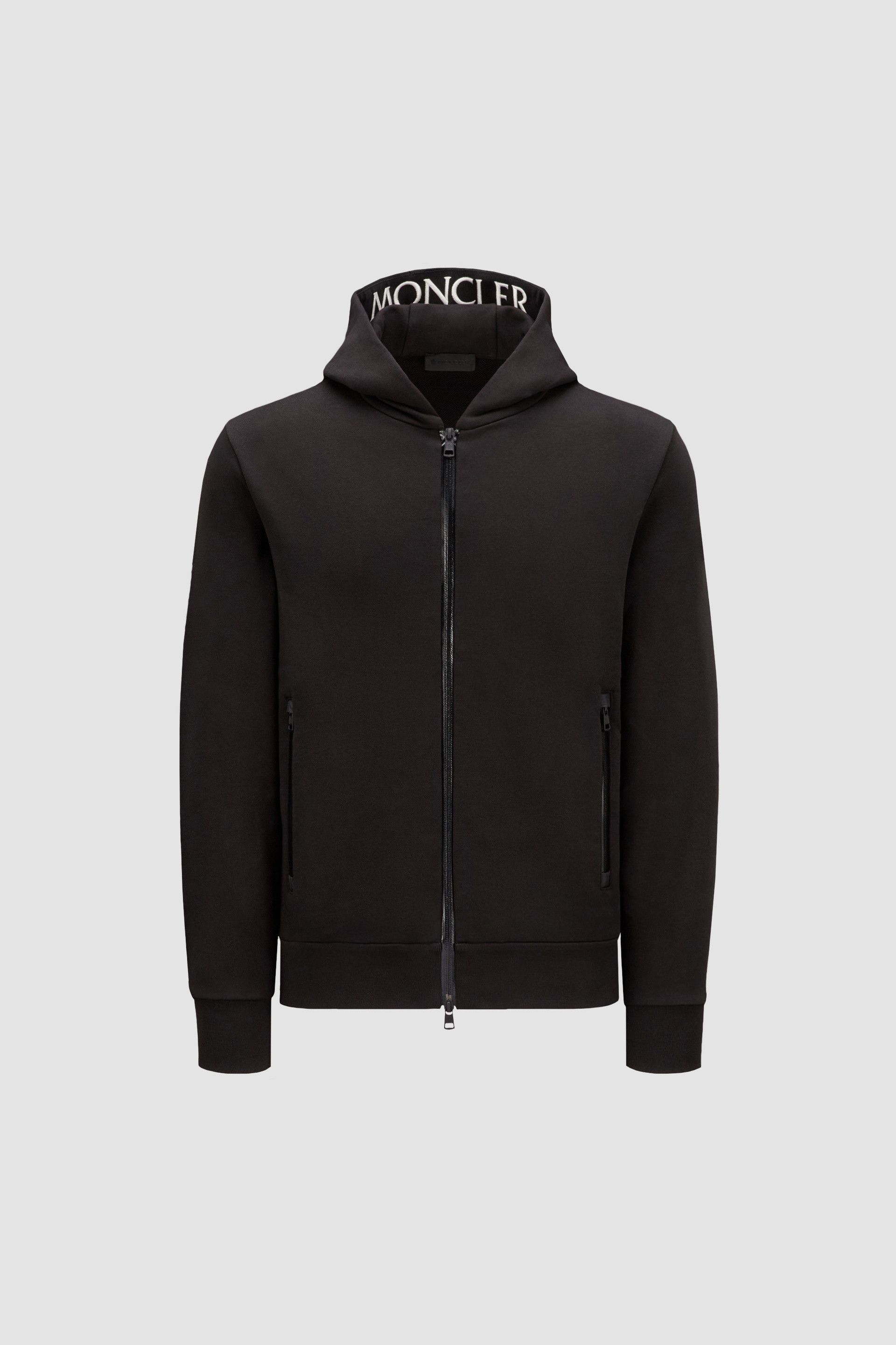 Mens moncler zip up sales hoodie