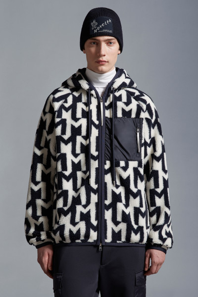Louis Vuitton Men's Teddy Zip Jacket Monogram Polyester Fleece Black