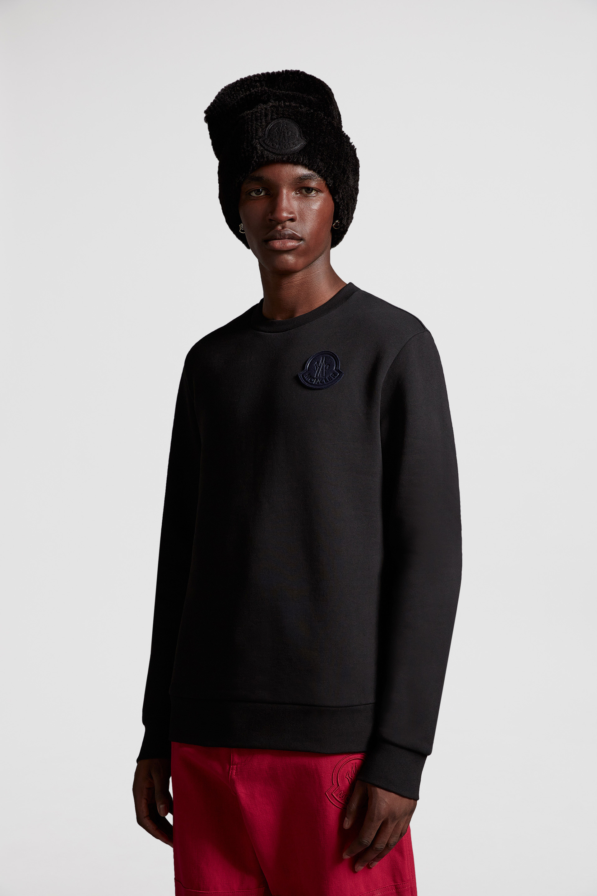 Moncler black deals sweatshirt