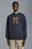Monogram Sweatshirt Men Navy Blue Moncler 4