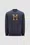 Monogram Sweatshirt Men Navy Blue Moncler 3