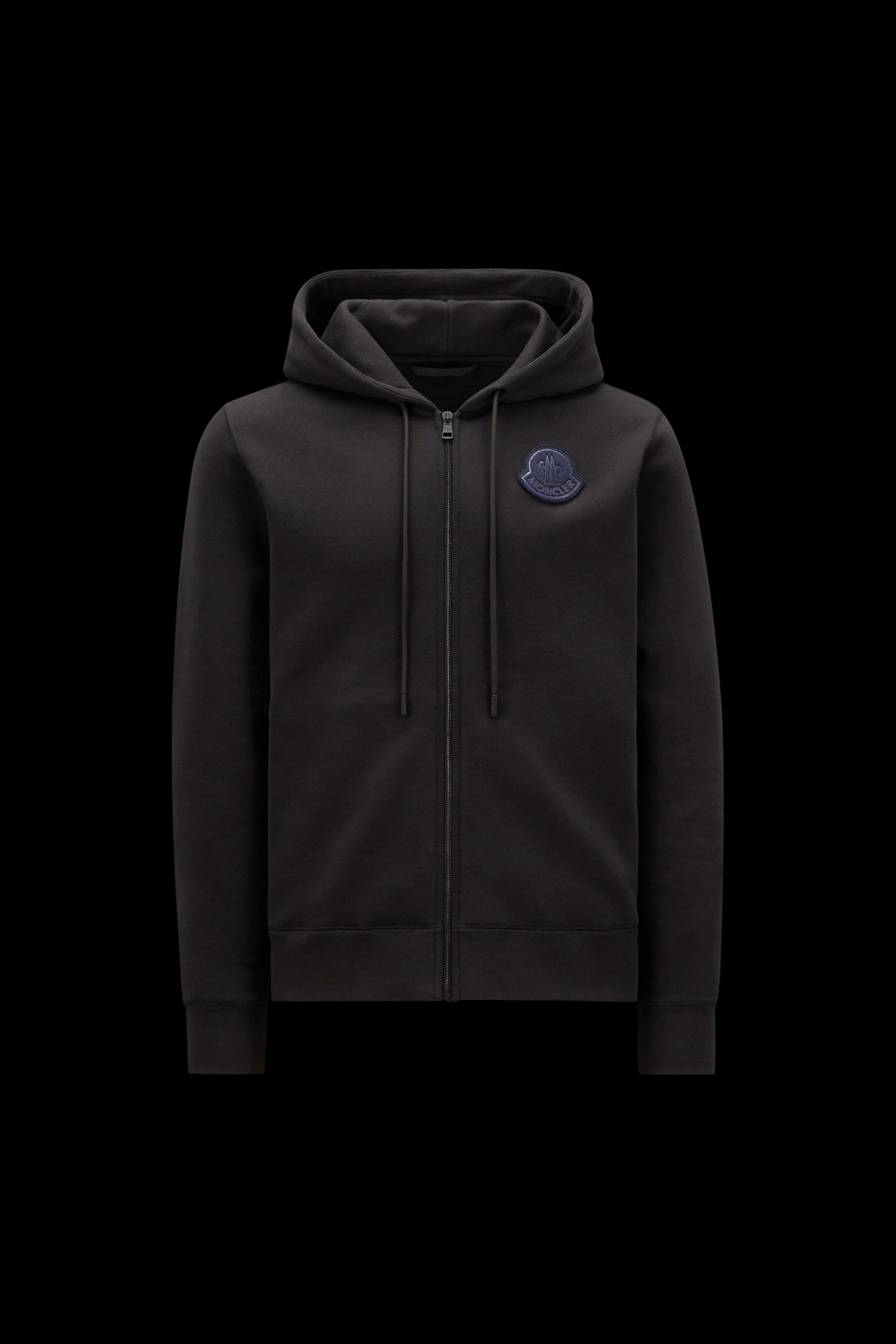 Logo Patch Zip-Up Hoodie