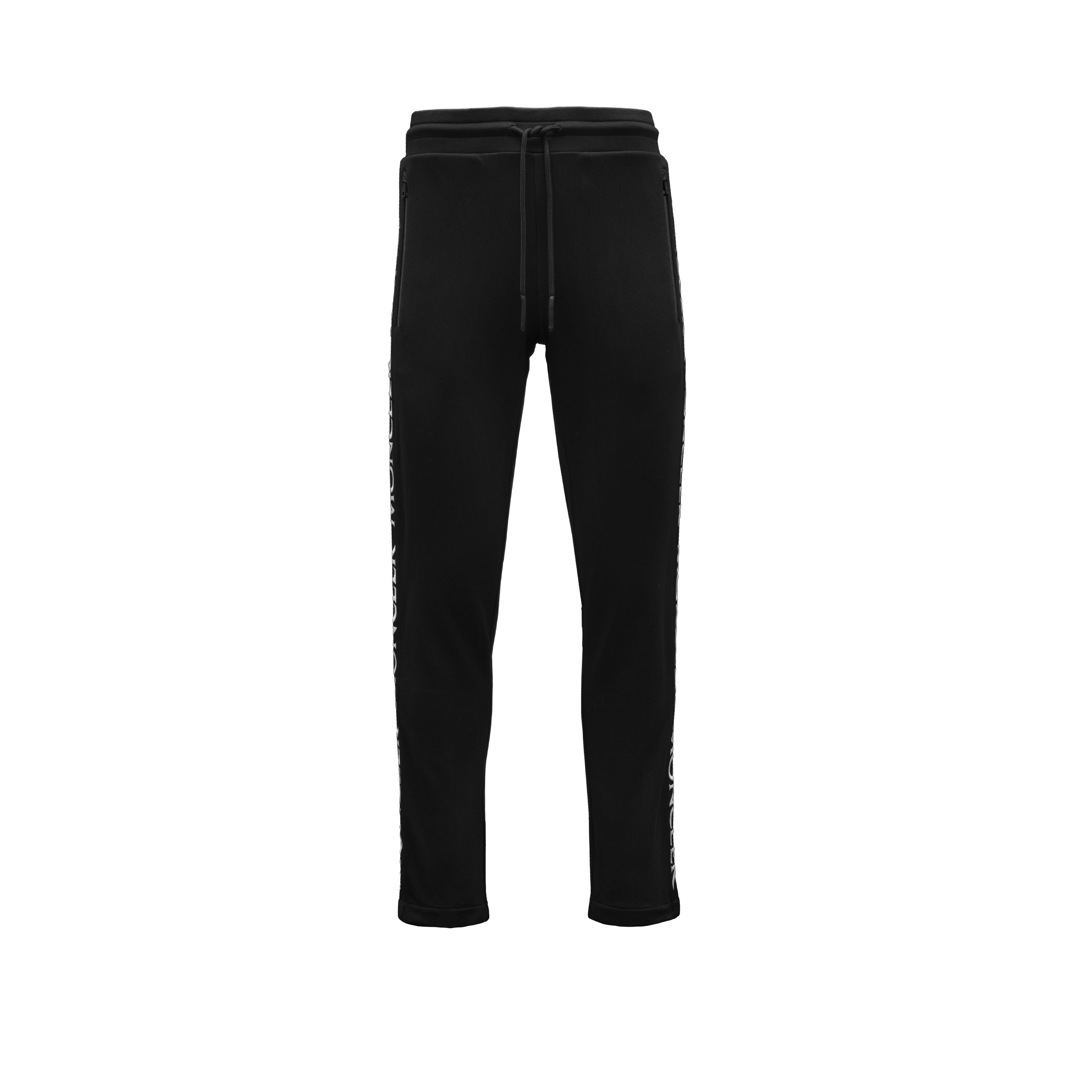 Moncler Collection Pantalon Avec Logo In Black