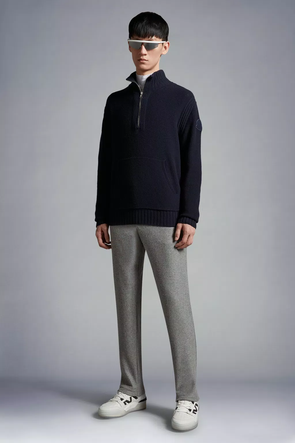 Embroidered Wool Mid-Layer - Men - Ready-to-Wear