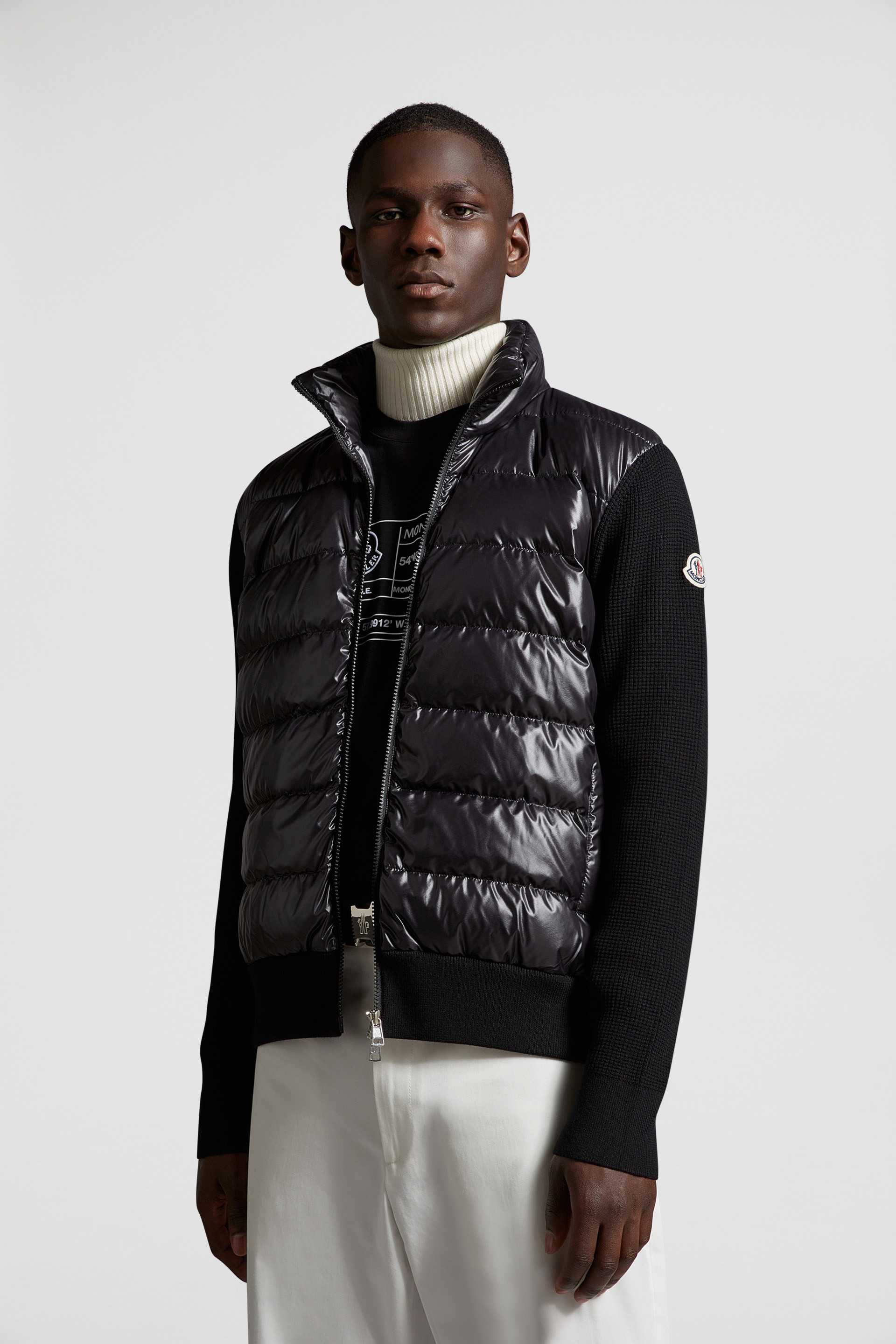 Moncler on sale black cardigan