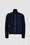 Padded Wool & Velvet Cardigan Men Navy Blue Moncler 2