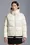 Abbaye Short Down Jacket Women White Moncler 3
