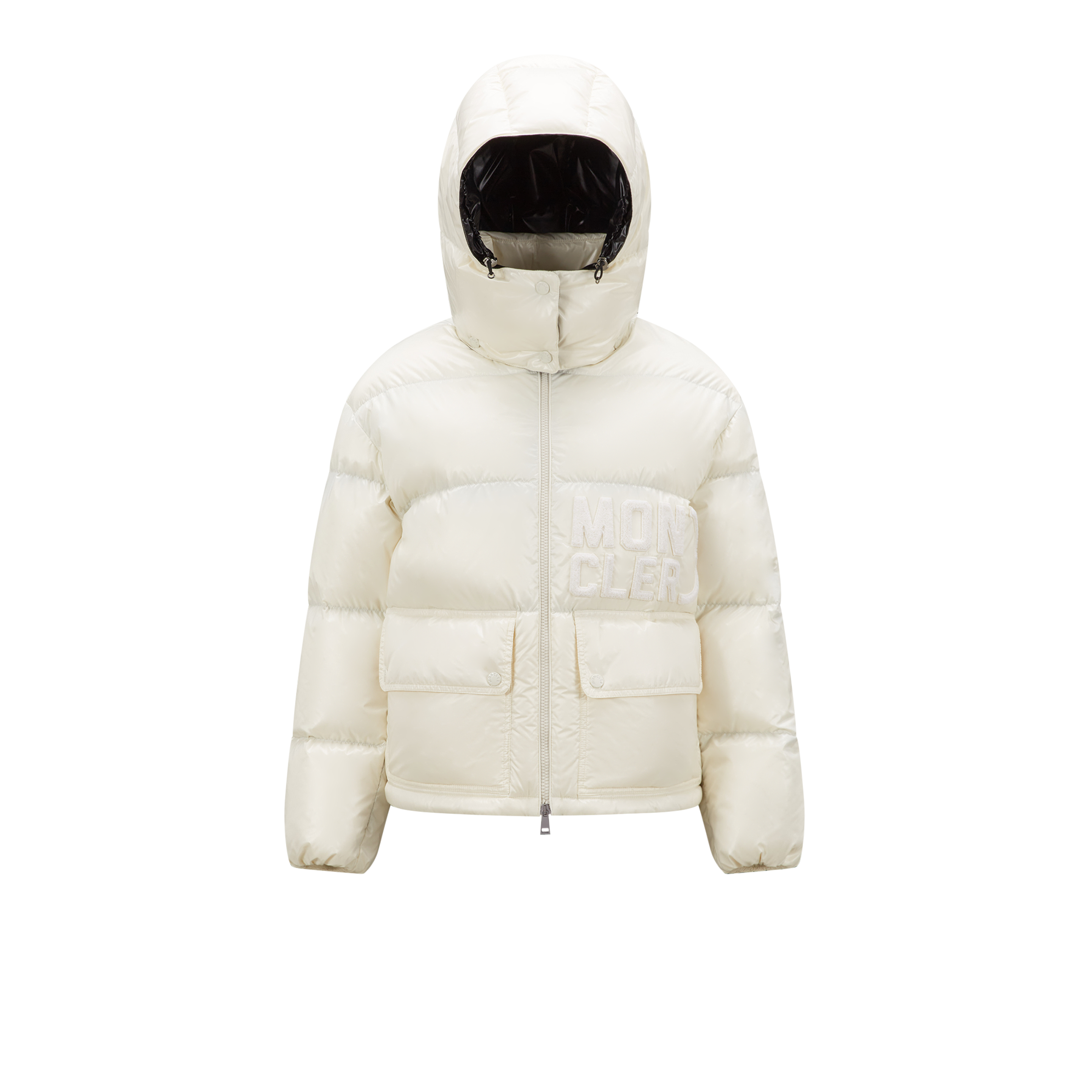 Moncler Collection Abbaye Short Down Jacket White