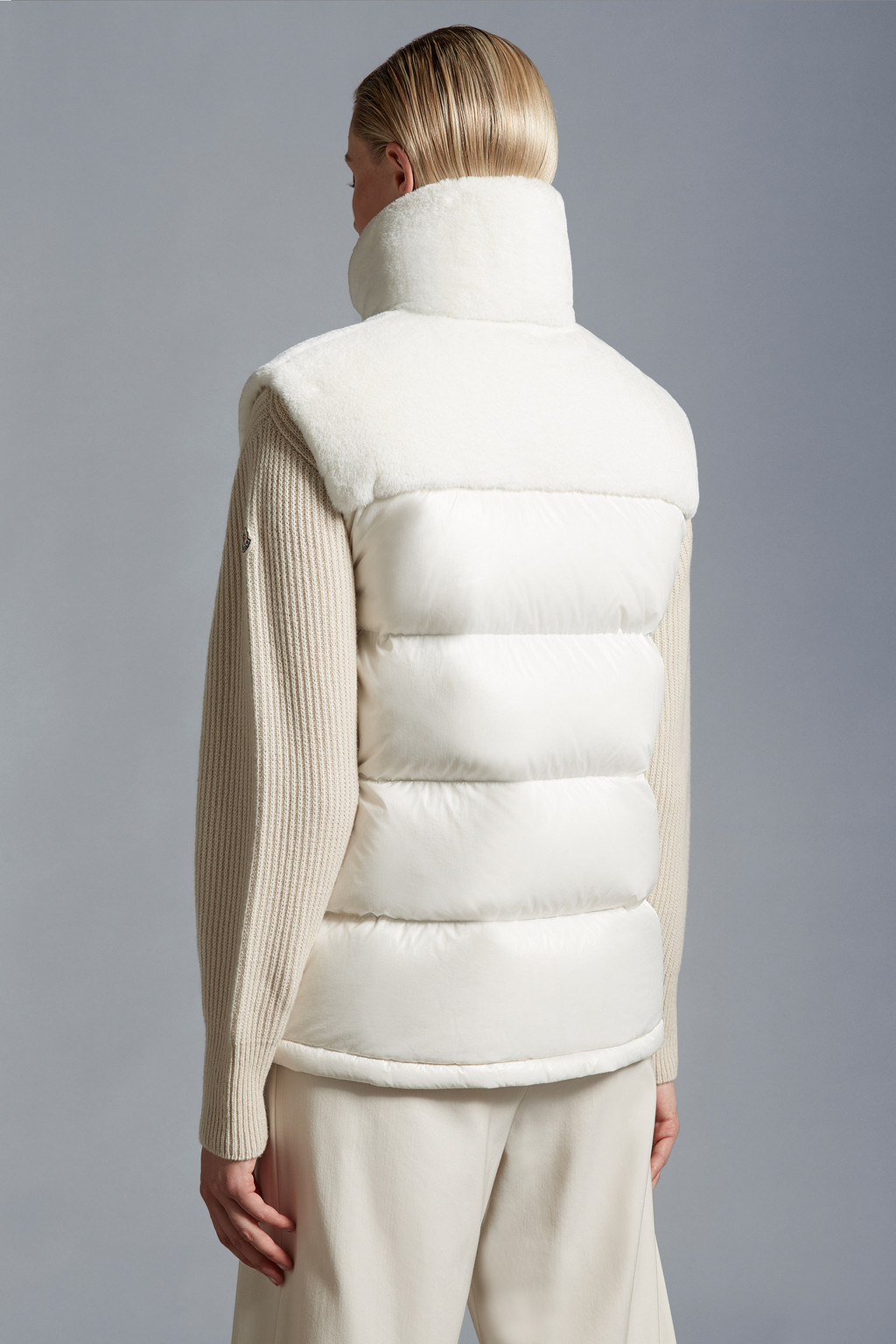 Chaleco Moncler Lempa Down Mujer Blancas Chile White Chaleco Moncler Lempa  Plumas Mujer Blanco Chile ¡Estilo Alpino Retro! Chaleco Blanco Mujer