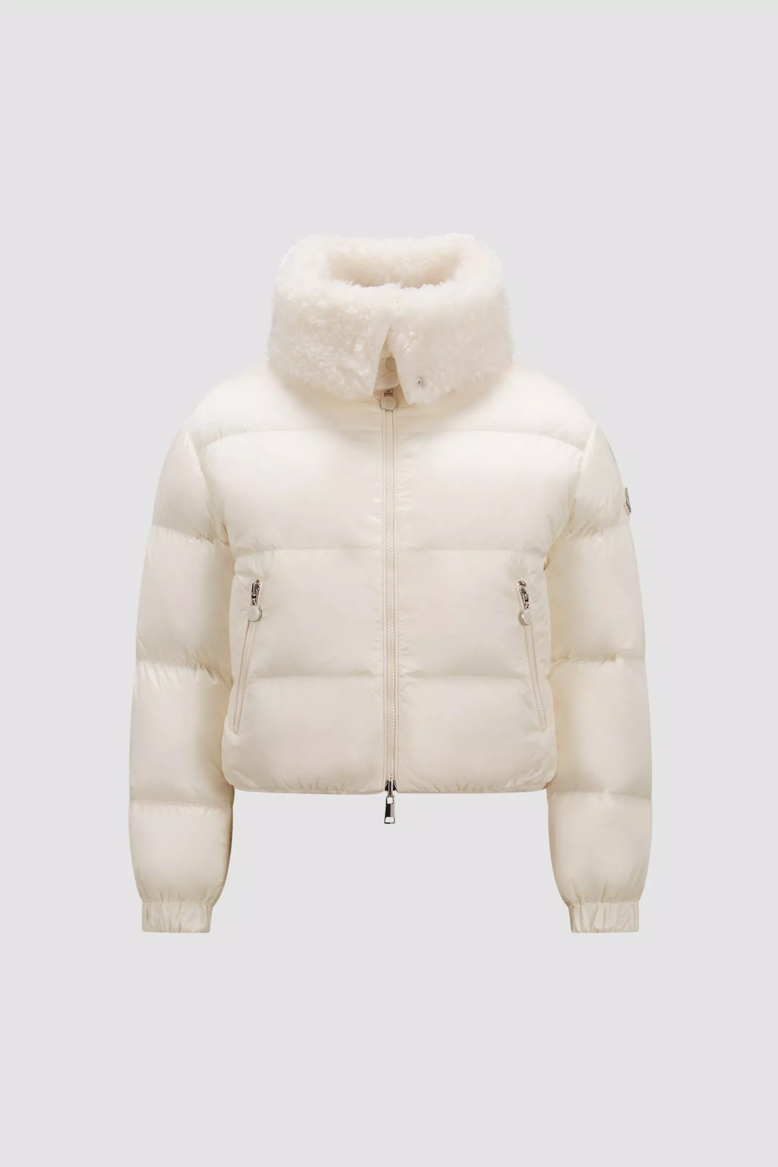 White Murray Reversible Down Jacket - Short Down Jackets for Women ...