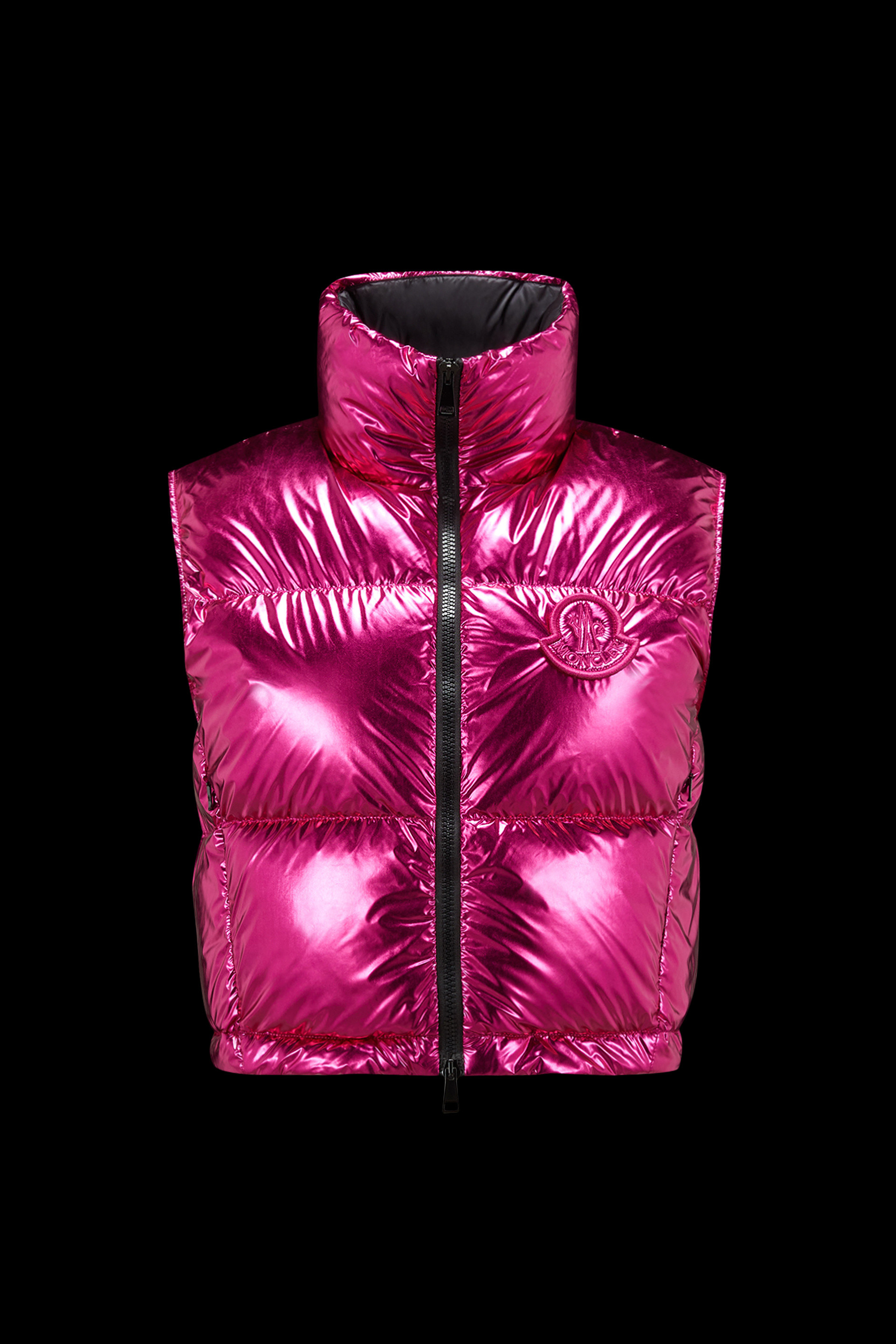 Pink moncler best sale body warmer