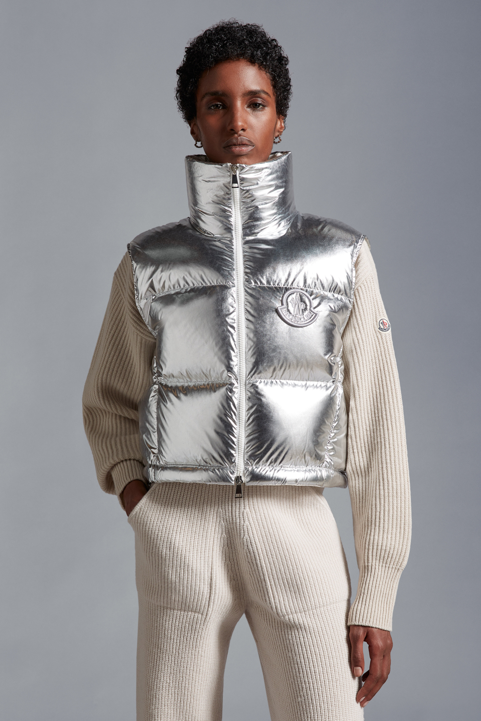 Moncler 2025 silver vest