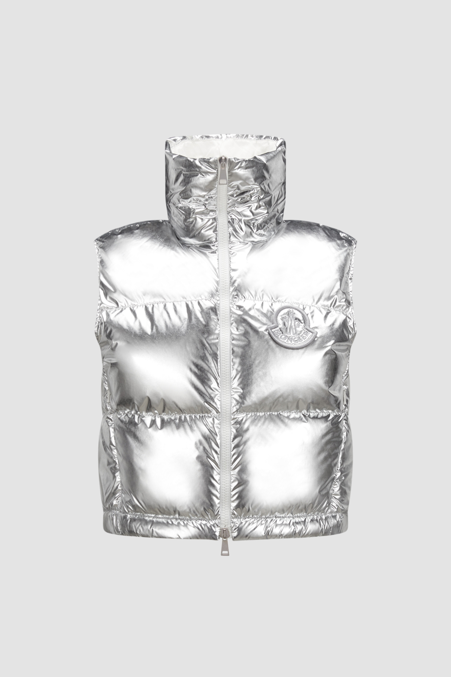 Moncler shop silver vest