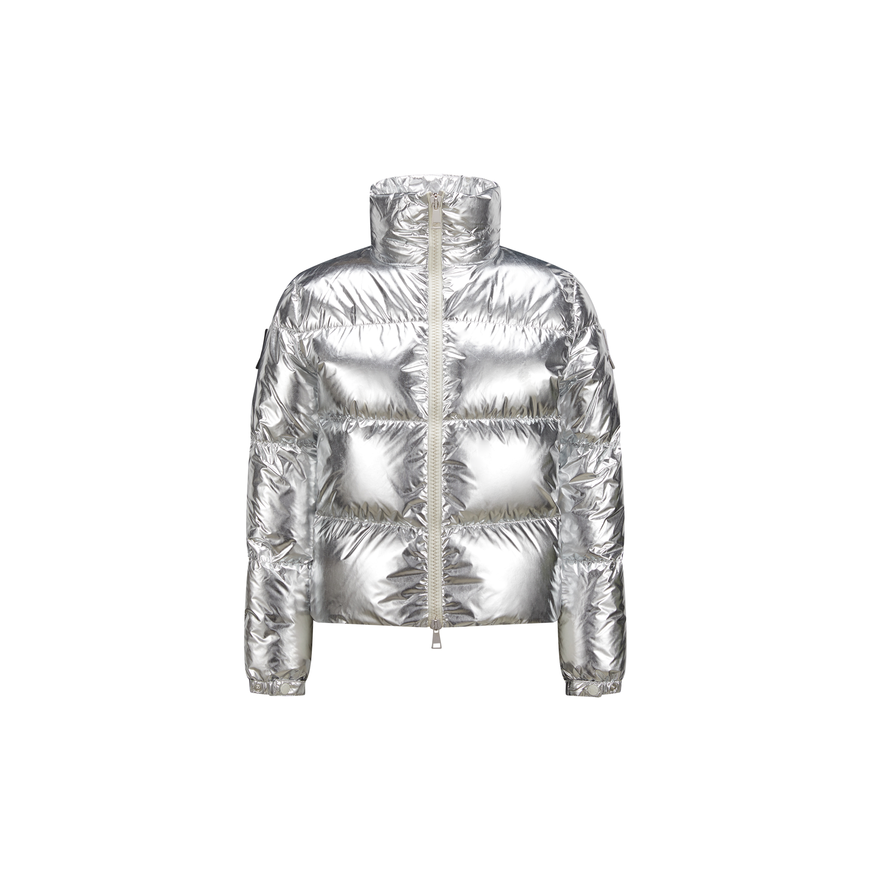 Moncler Collection Meuse Short Down Jacket Gray In Grey