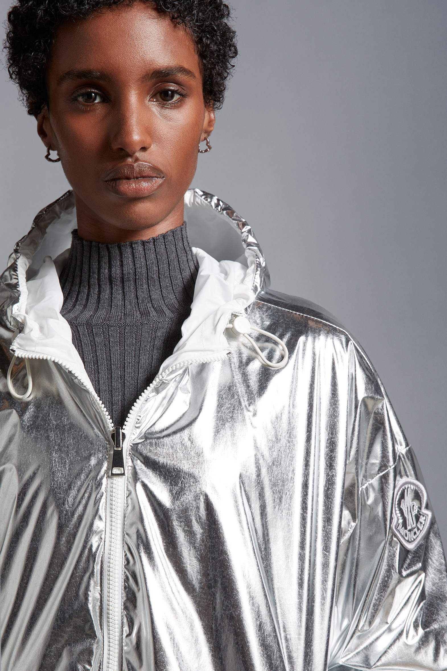Jubba Wendbare Regenjacke Silber Windjacken Und Regenm ntel F r Damen 