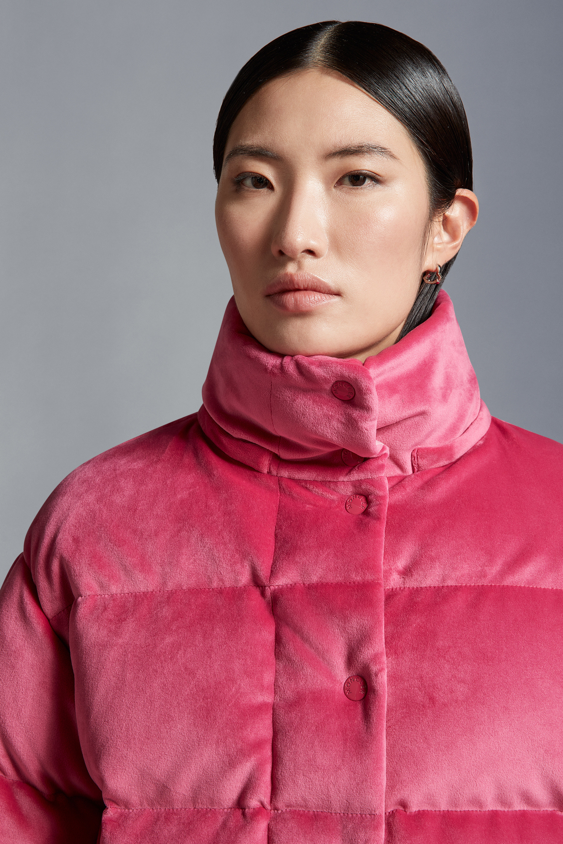 Moncler hotsell pink velvet