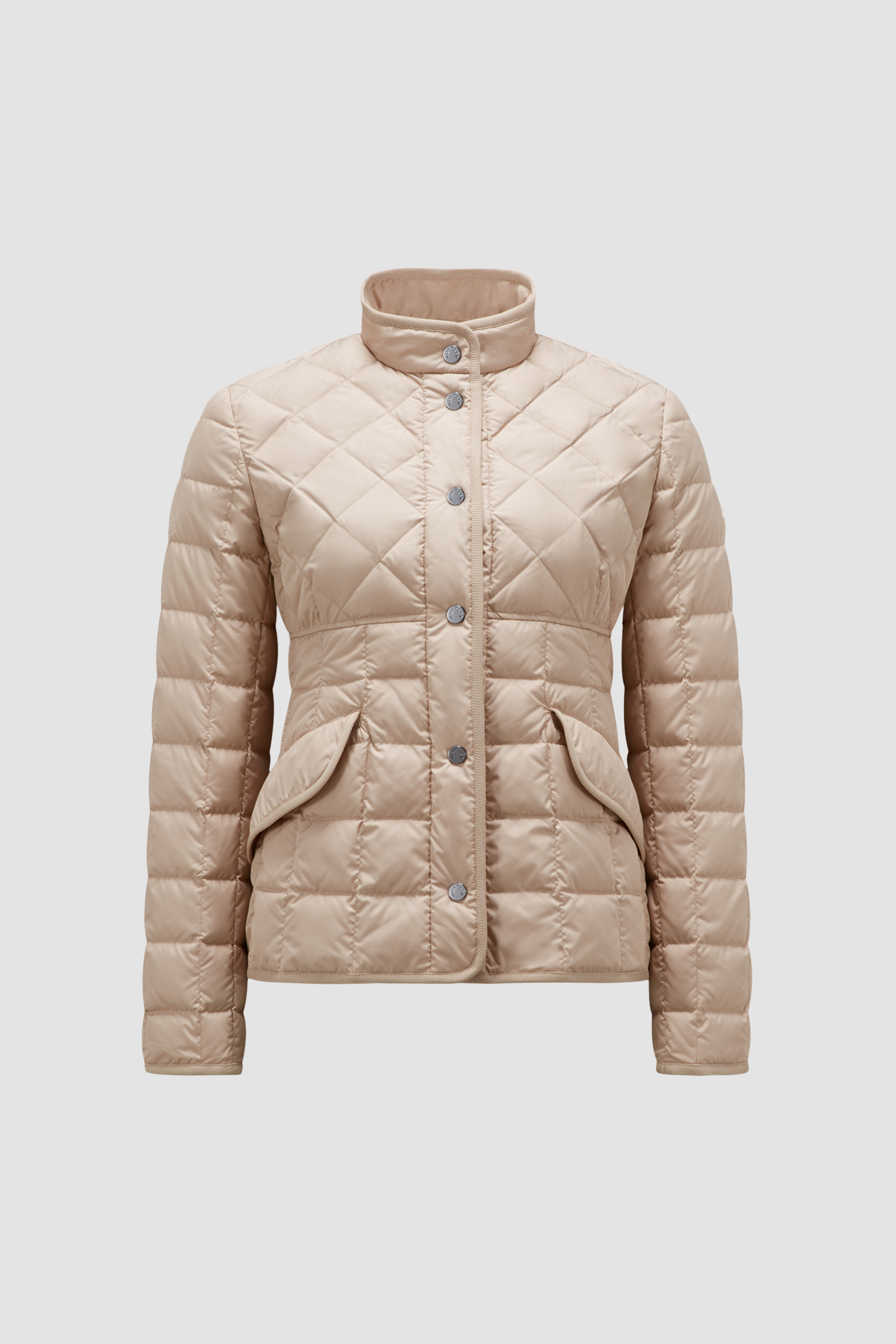 Moncler - Guery Short Down Jacket in Sand Beige