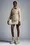 Cygne 쇼트 다운 재킷 여성 샌드 베이지 Moncler