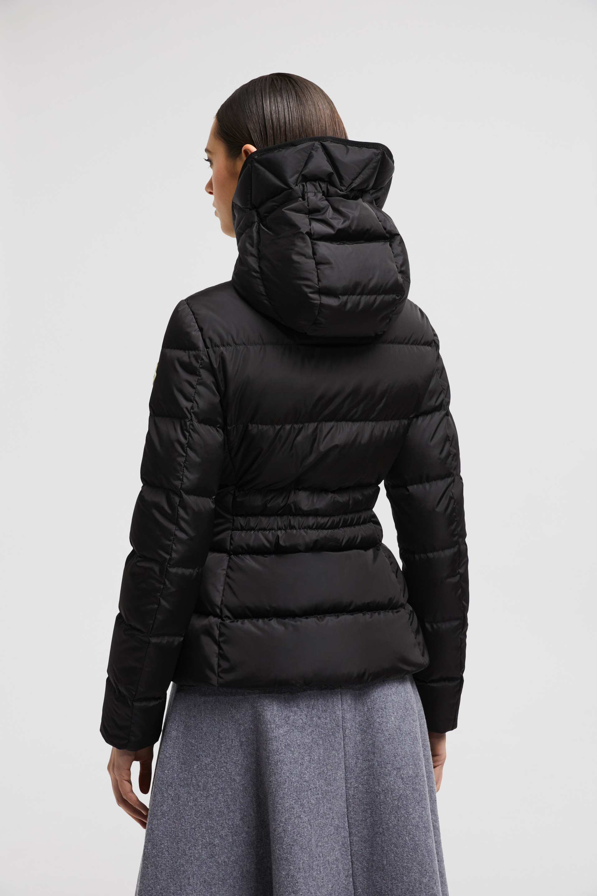 Black Avoce Short Down Jacket - Short Down Jackets for Women 