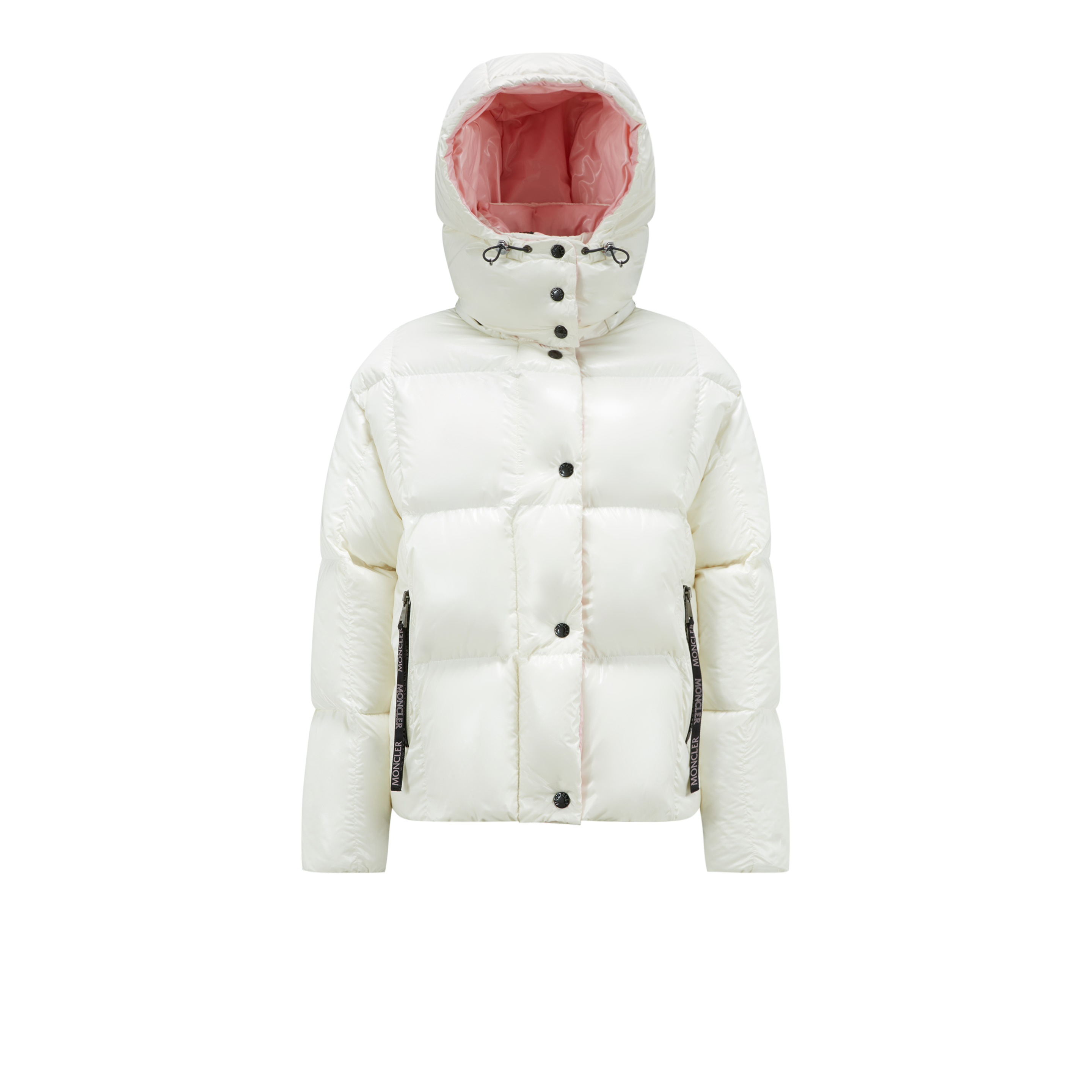 Moncler Collection Parana Short Down Jacket White