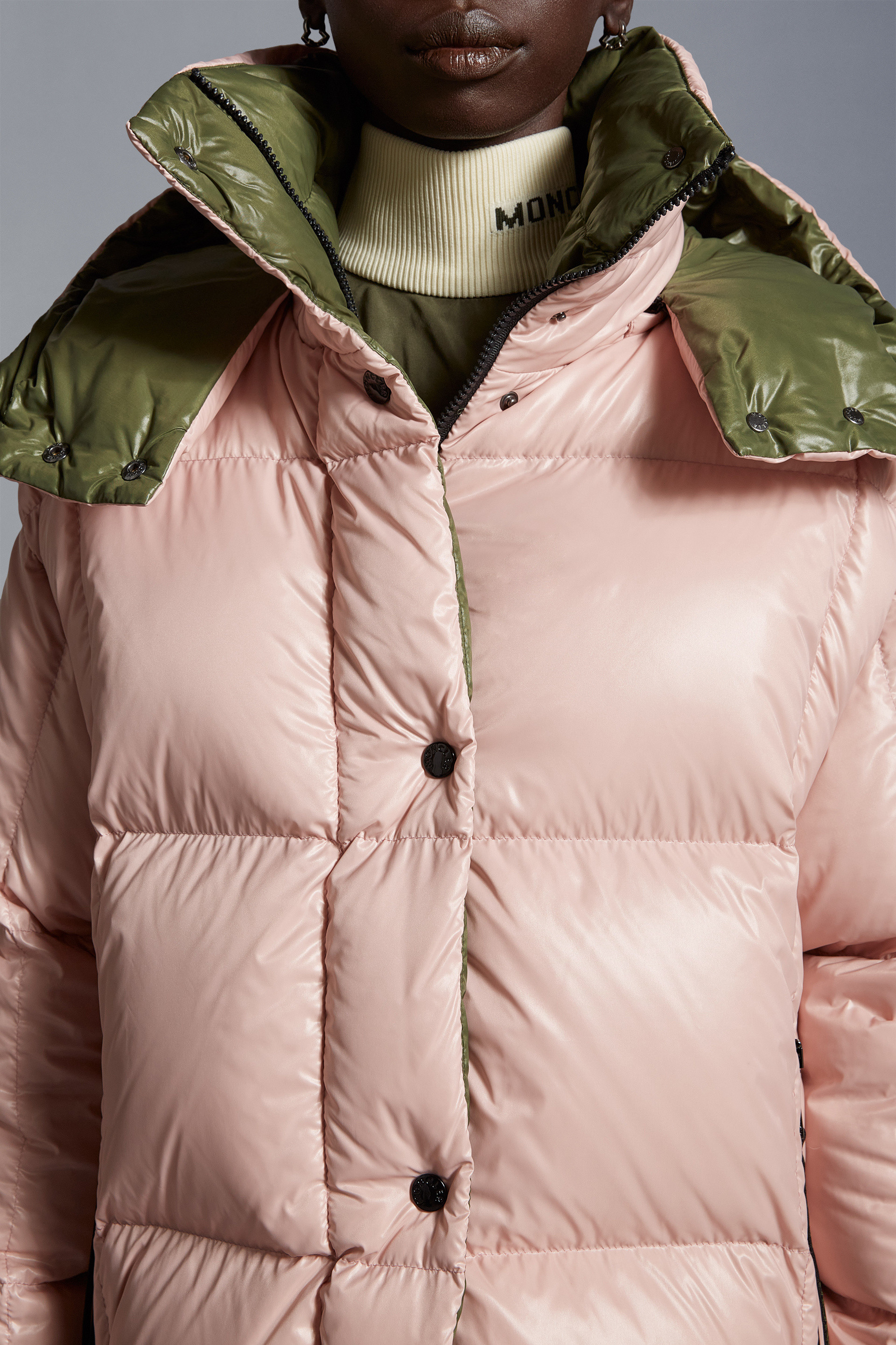 Light Pink Parana Short Down Jacket - Short Down Jackets for Women 