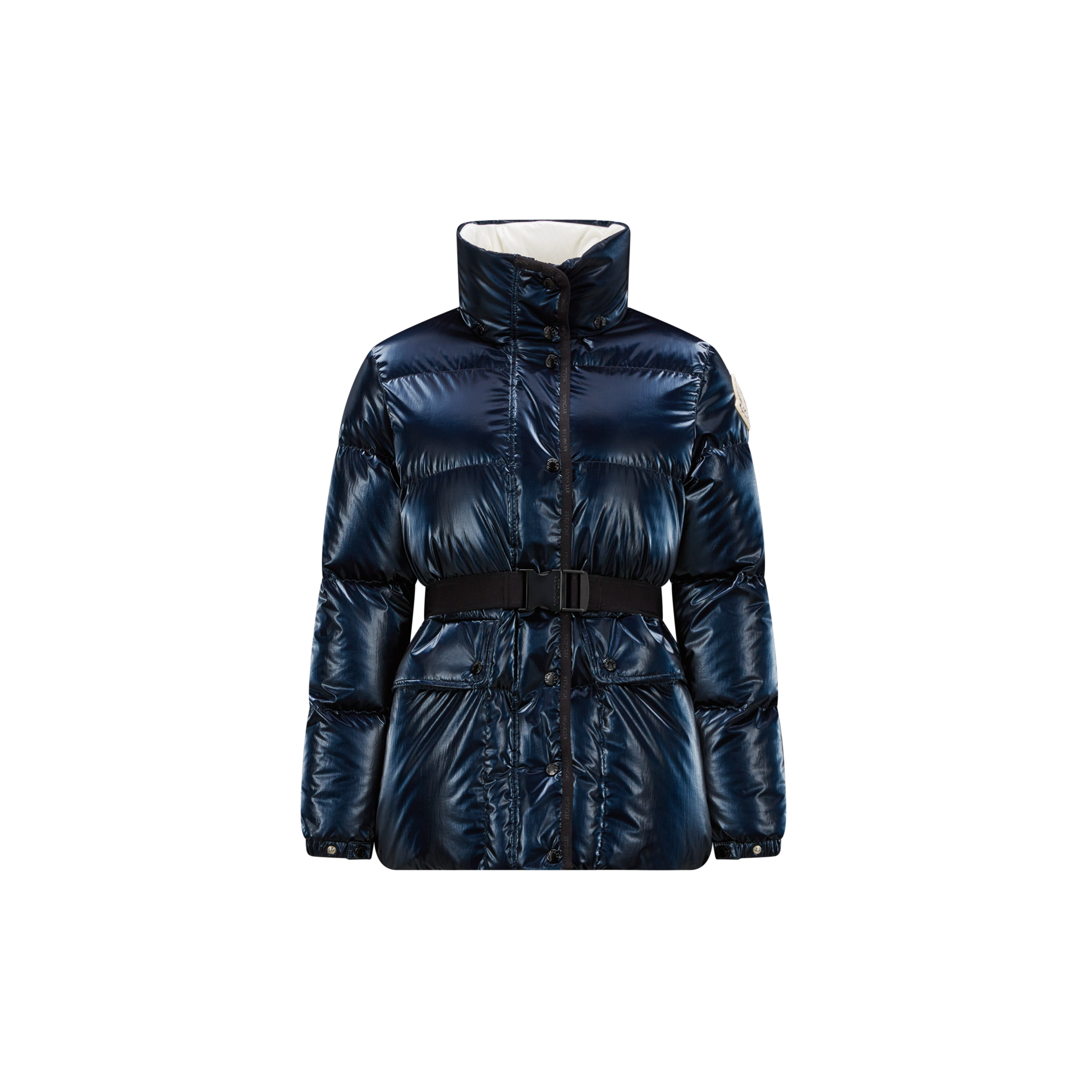 Moncler Collection Herault Short Down Jacket Blue
