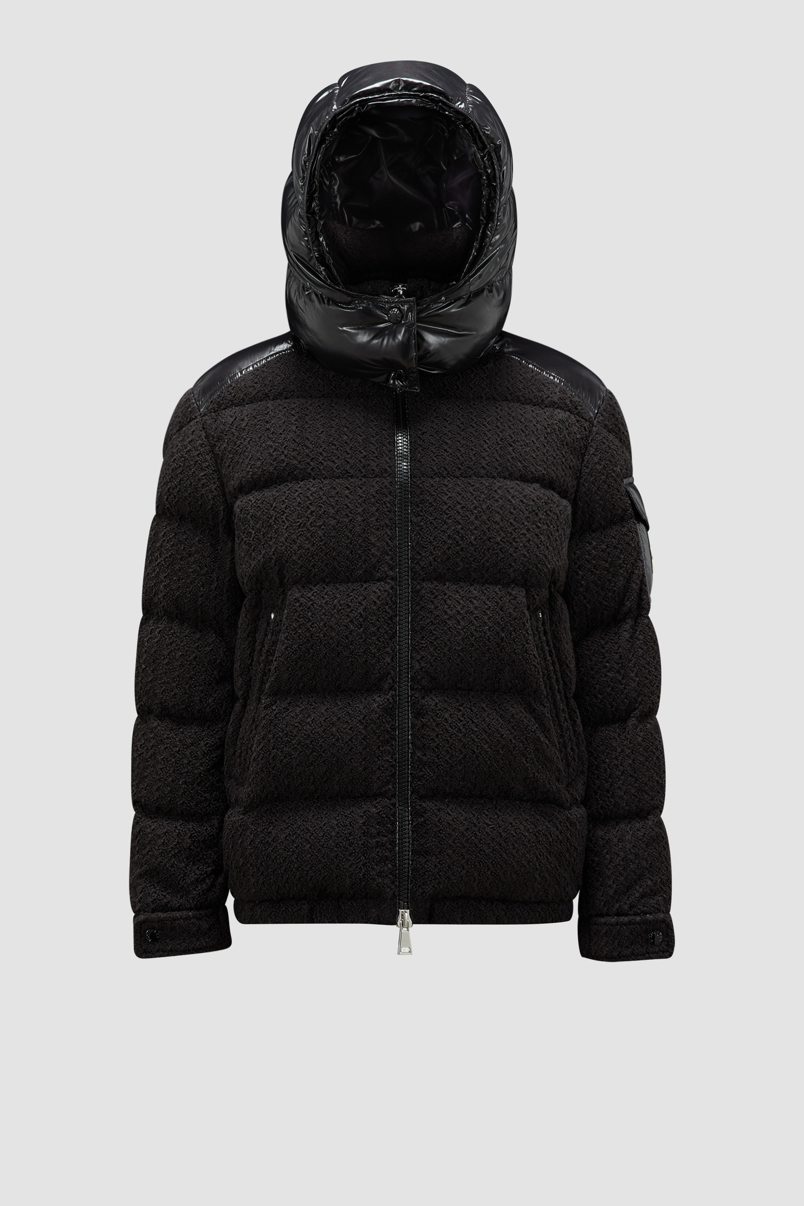 Black Oreti Short Down Jacket Short Down Jackets for Women Moncler CA