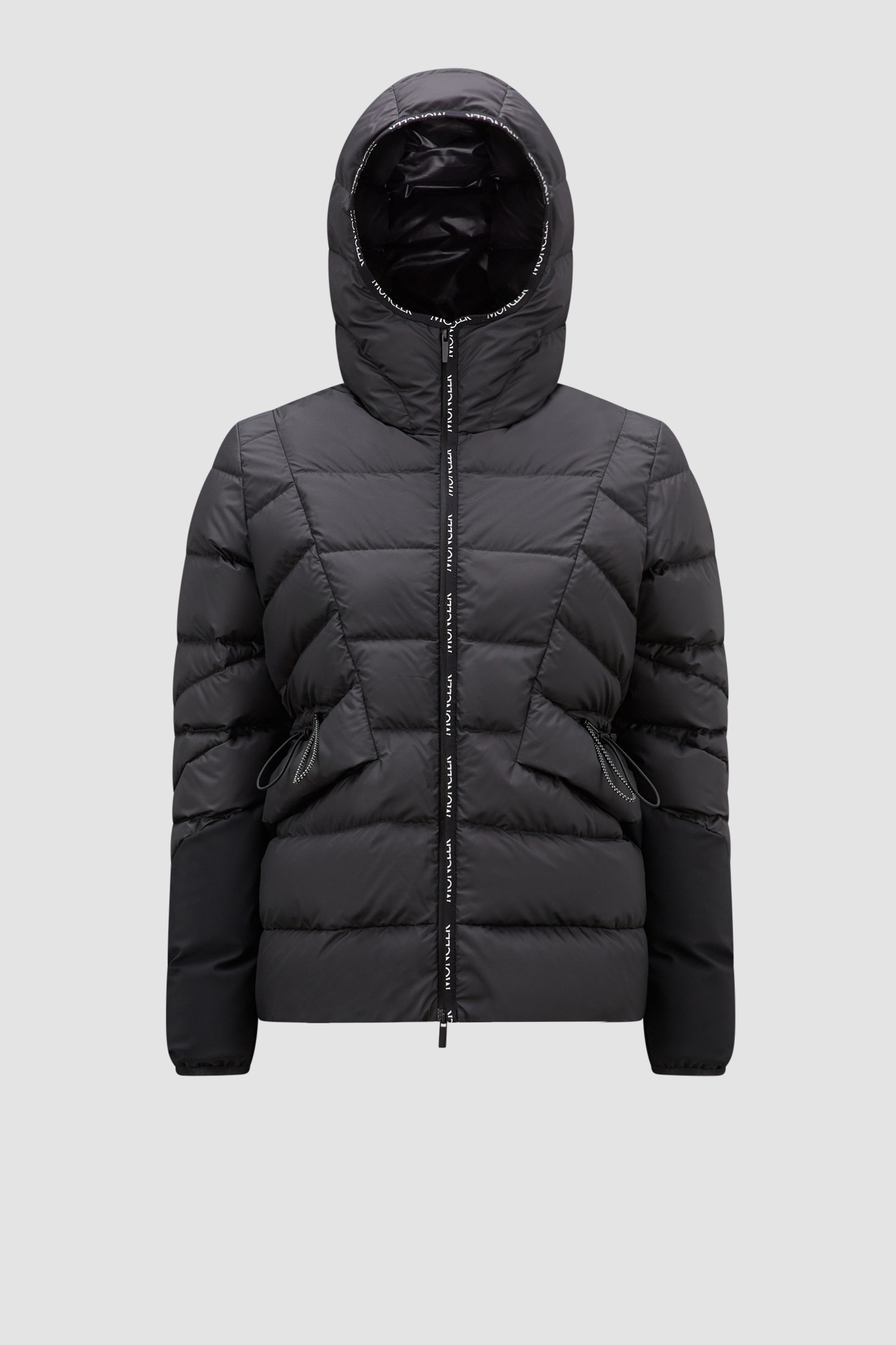 Moncler peplum deals coat