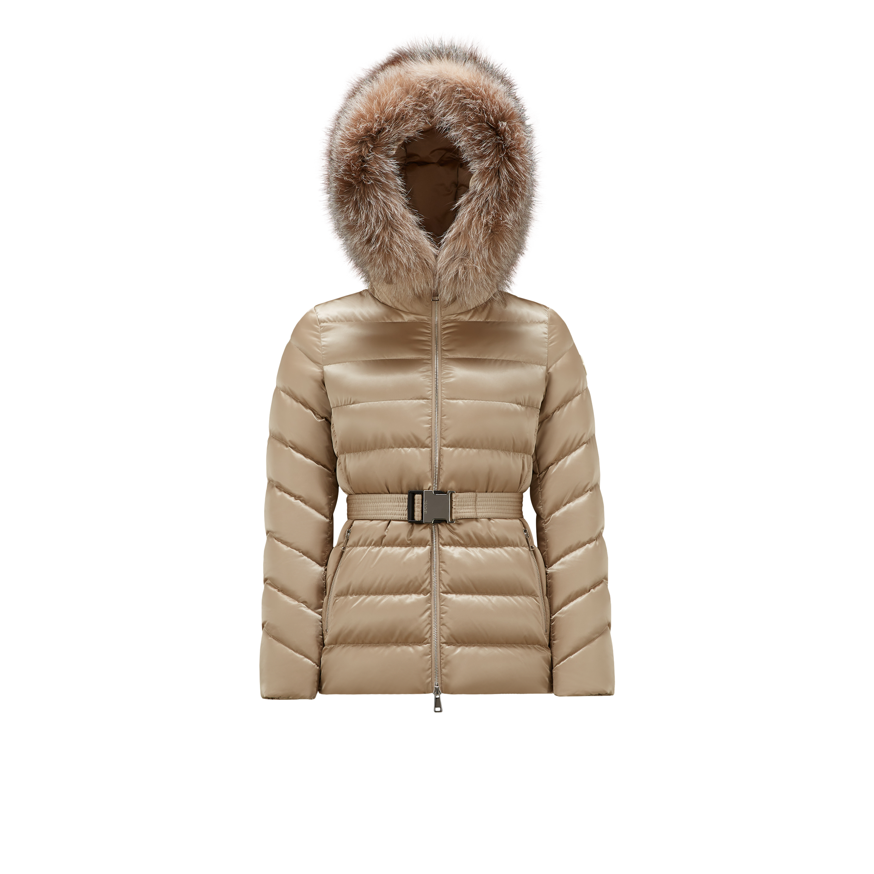 Moncler Collection Doudoune Courte Cupidone In Beige