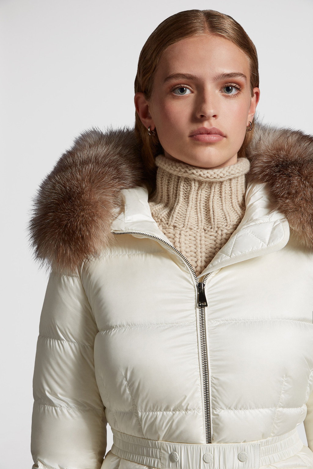 White Boed Short Down Jacket Short Down Jackets for Women Moncler US