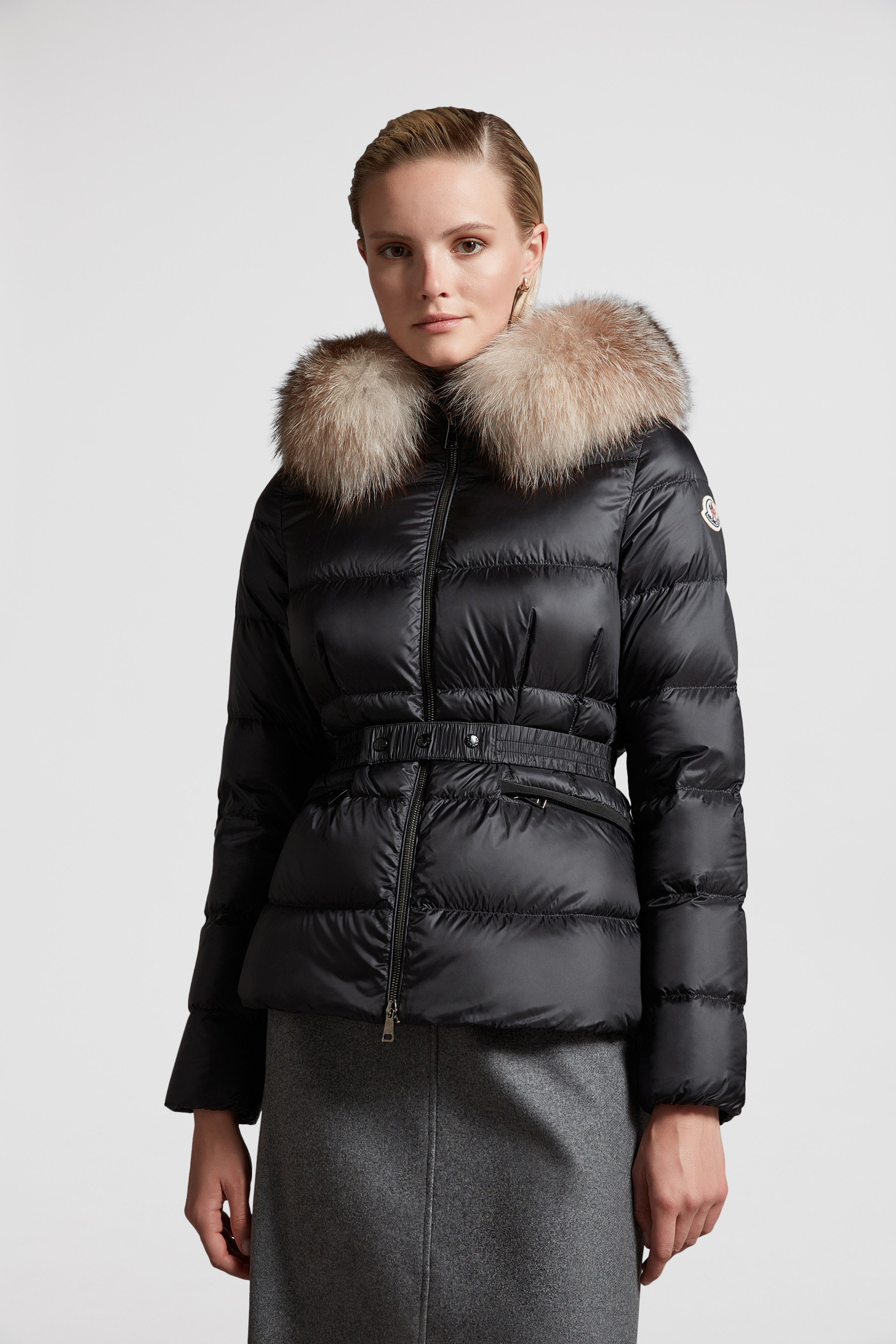 Black Boed Short Down Jacket Short Down Jackets for Women