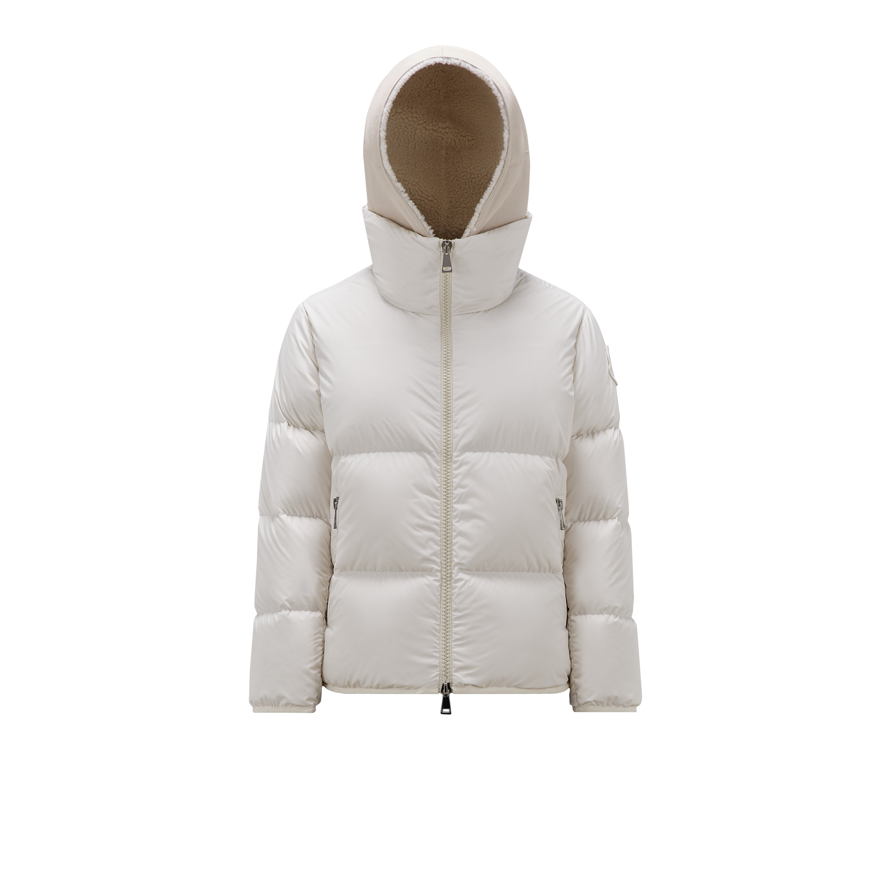 Moncler Collection Doudoune Courte Labbe In White