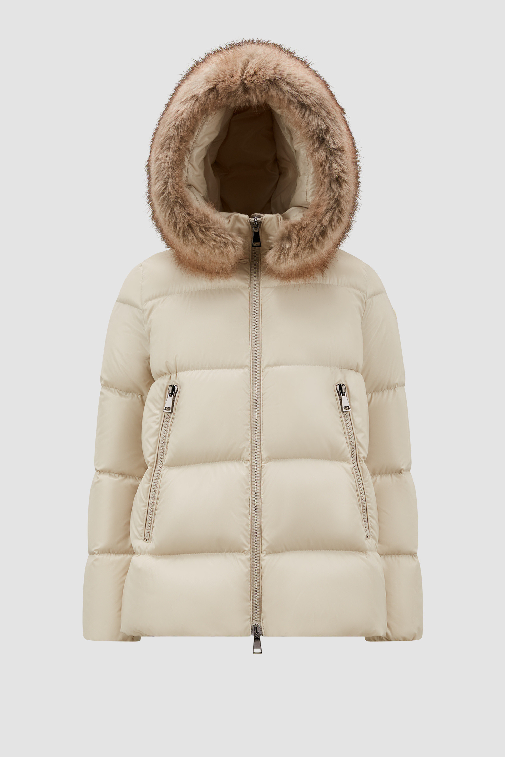 Moncler cream sales jacket