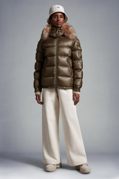 Olive Brown Mairefur Short Down Jacket - Short Down Jackets for Women |  Moncler CA