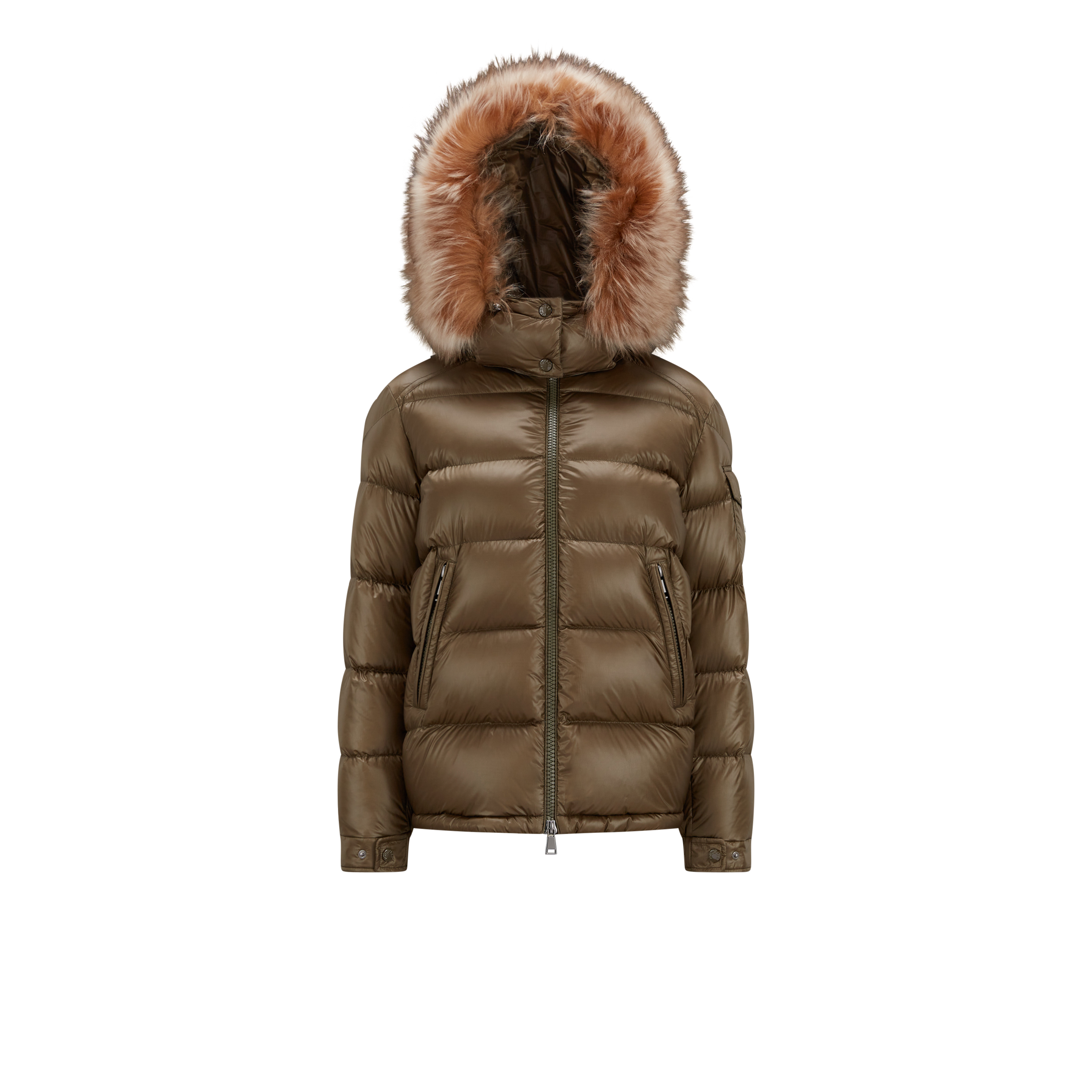 Moncler Collection Doudoune Courte Mairefur In Brown