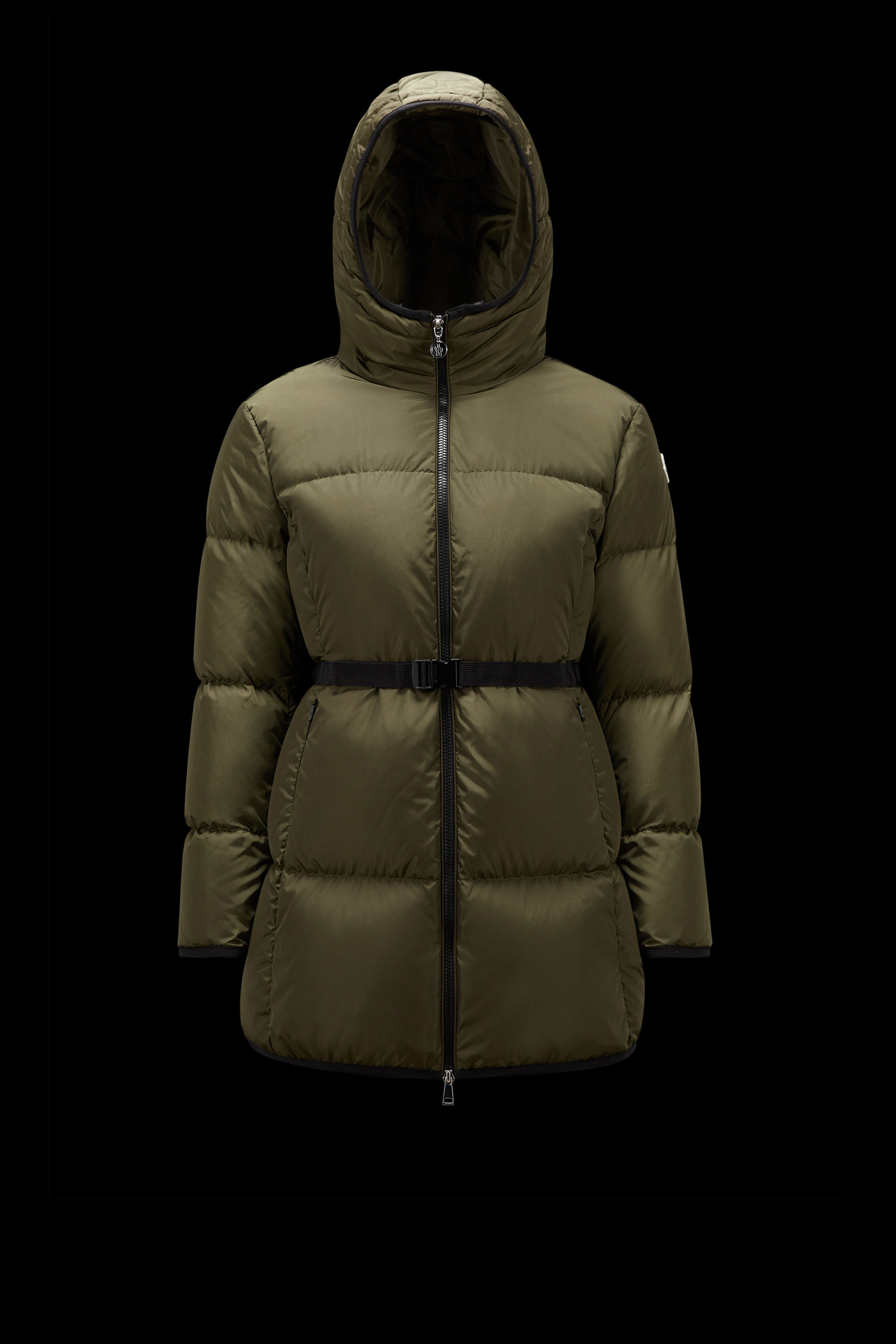 Moncler green best sale jacket womens