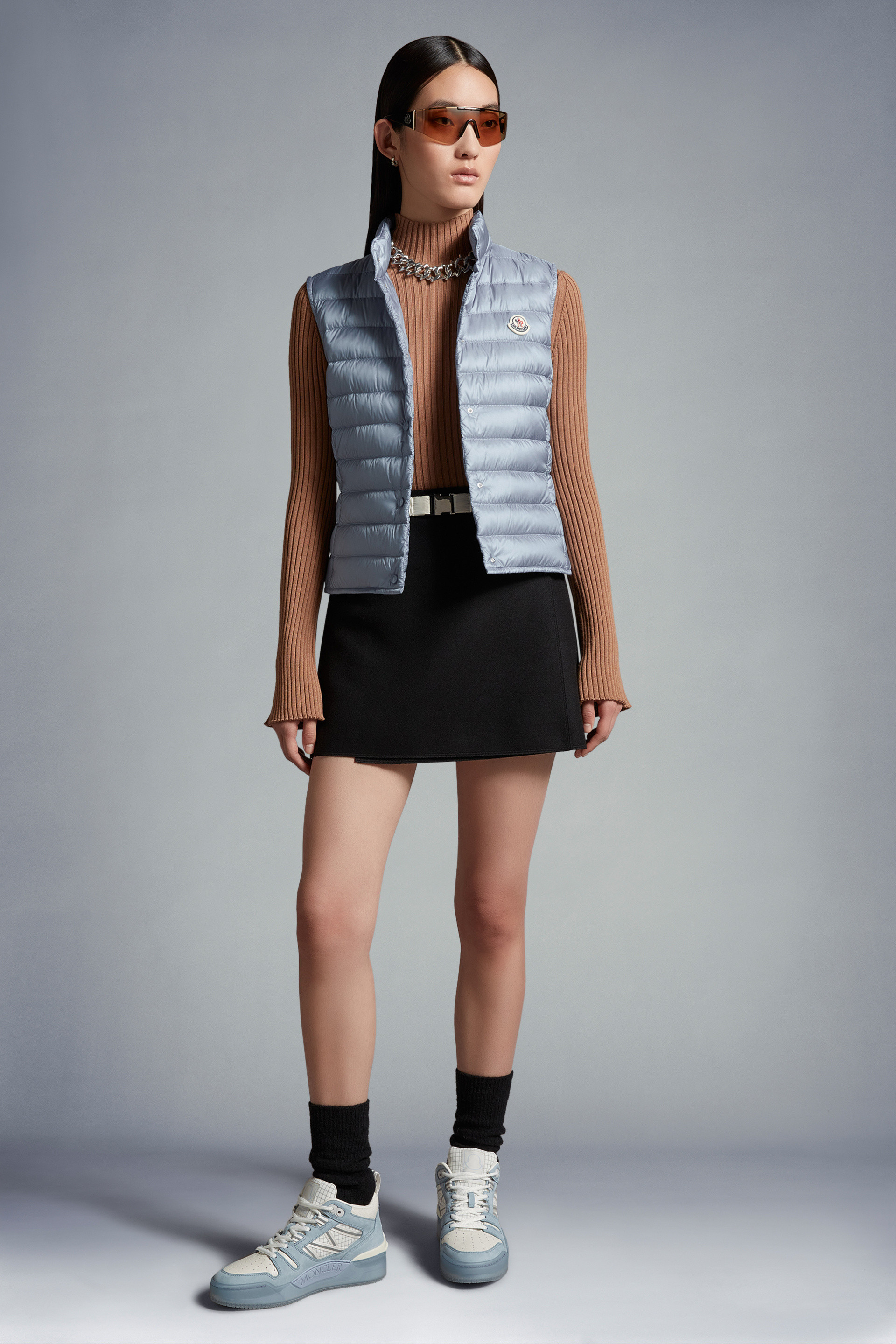 Light Blue Liane Vest - Vests for Women | Moncler US