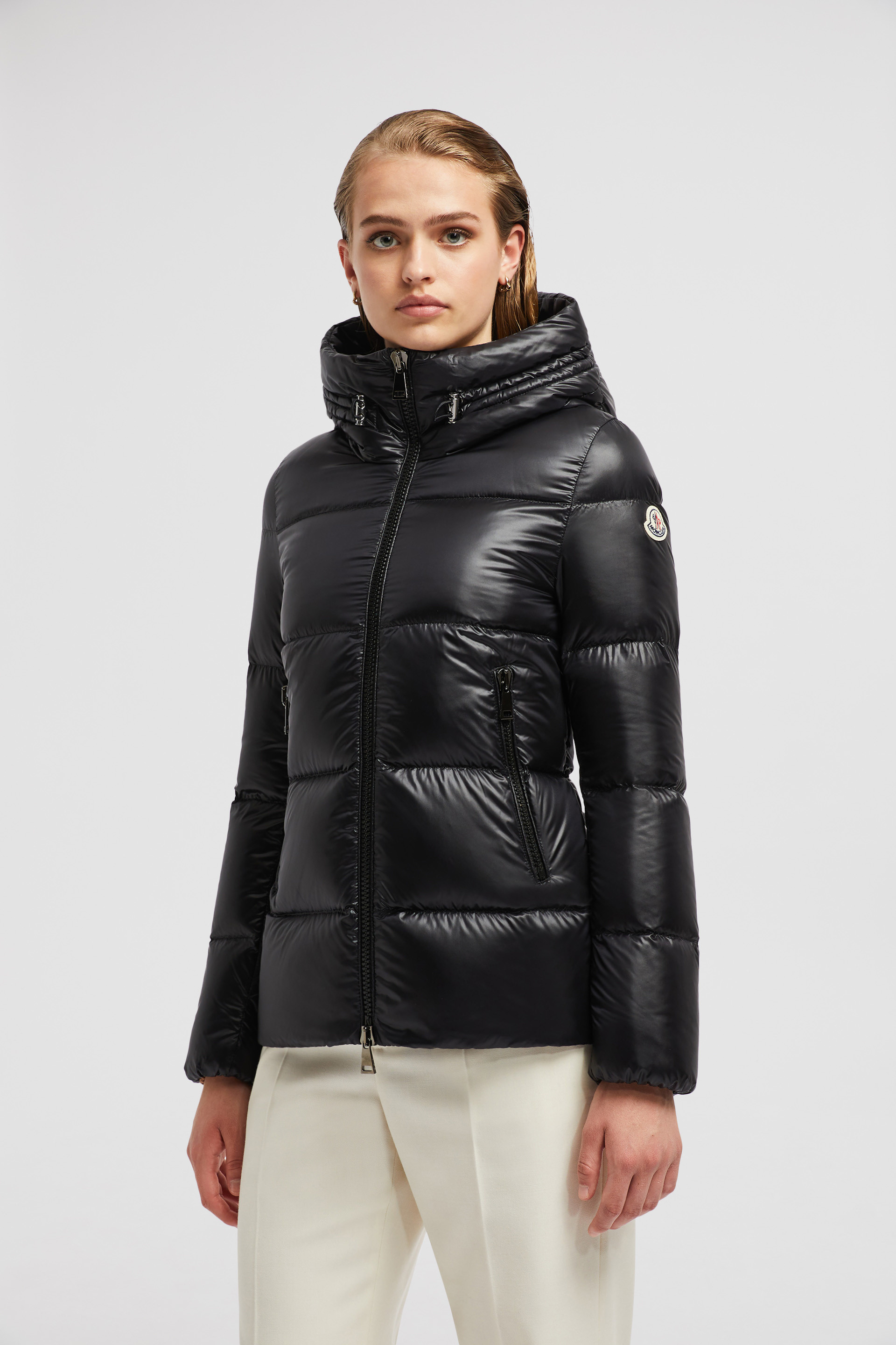 Black Seritte Short Down Jacket Short Down Jackets for Women