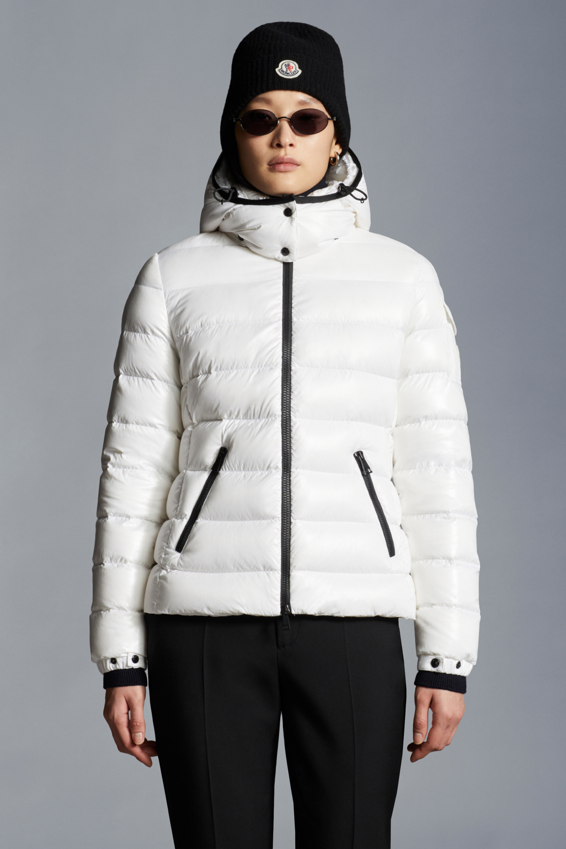 Moncler jacket store womens white