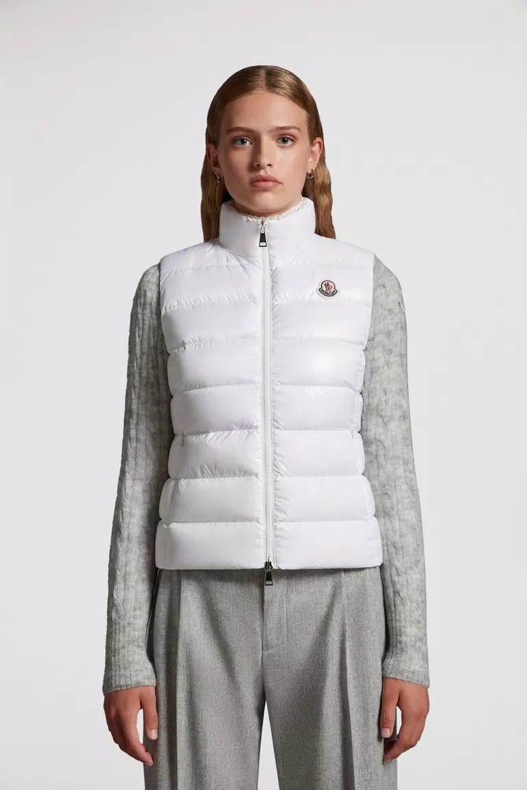 Unlock Wilderness' choice in the Moncler Vs North Face comparison, the Ghany Down Vest by Moncler