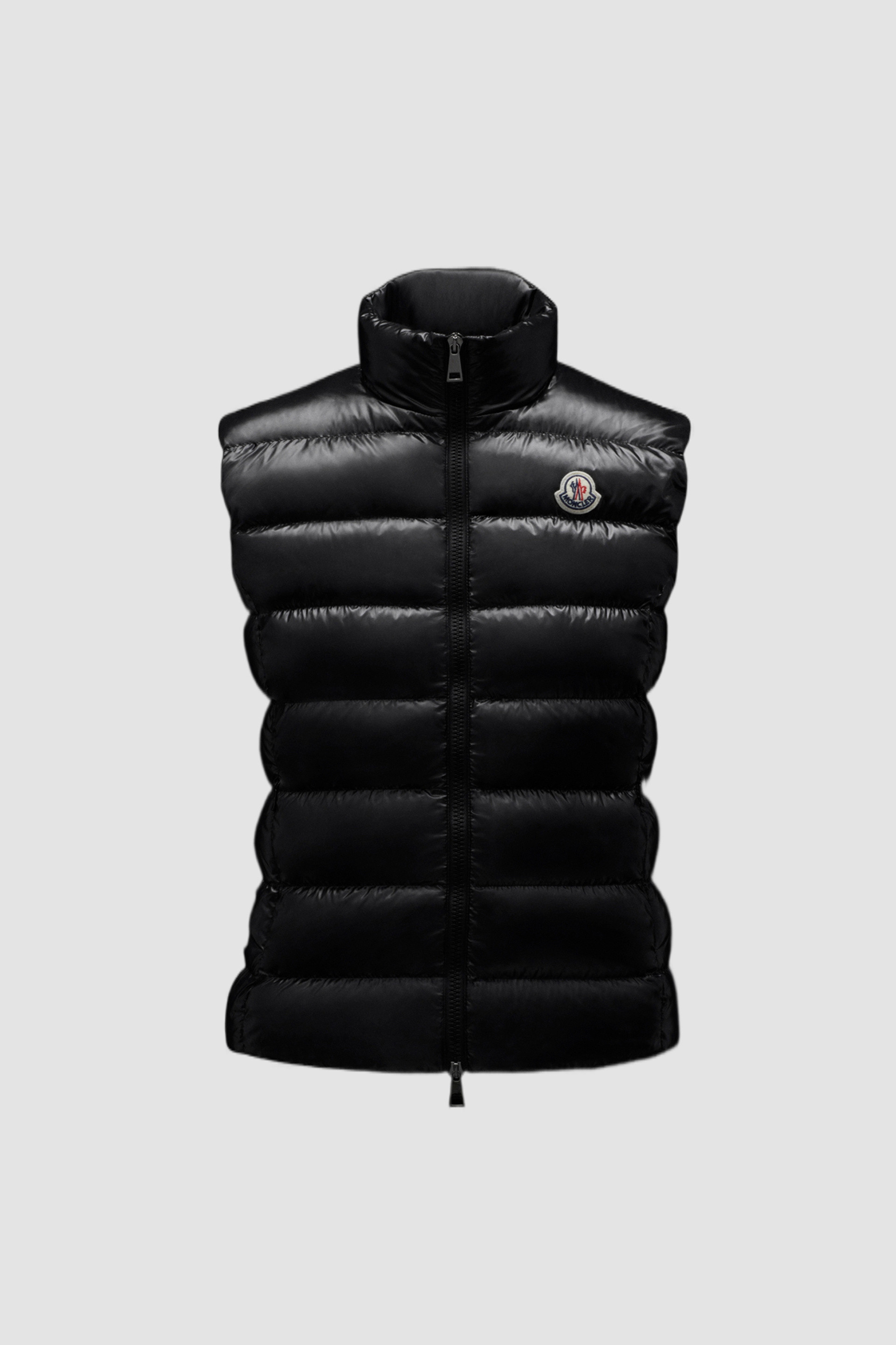 Black Ghany Down Vest - Vests for Women | Moncler US