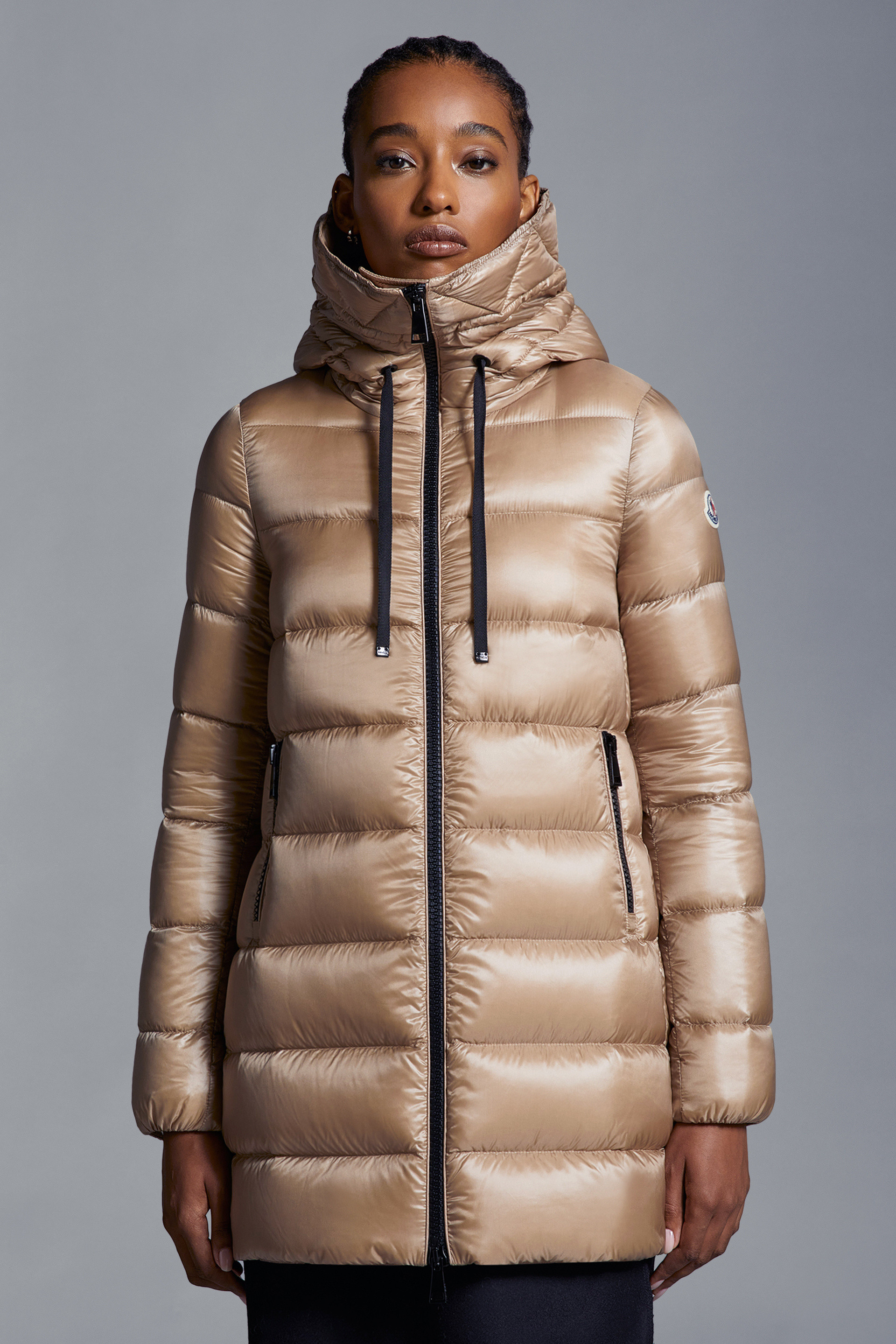 Moncler suyen deals hooded zip coat