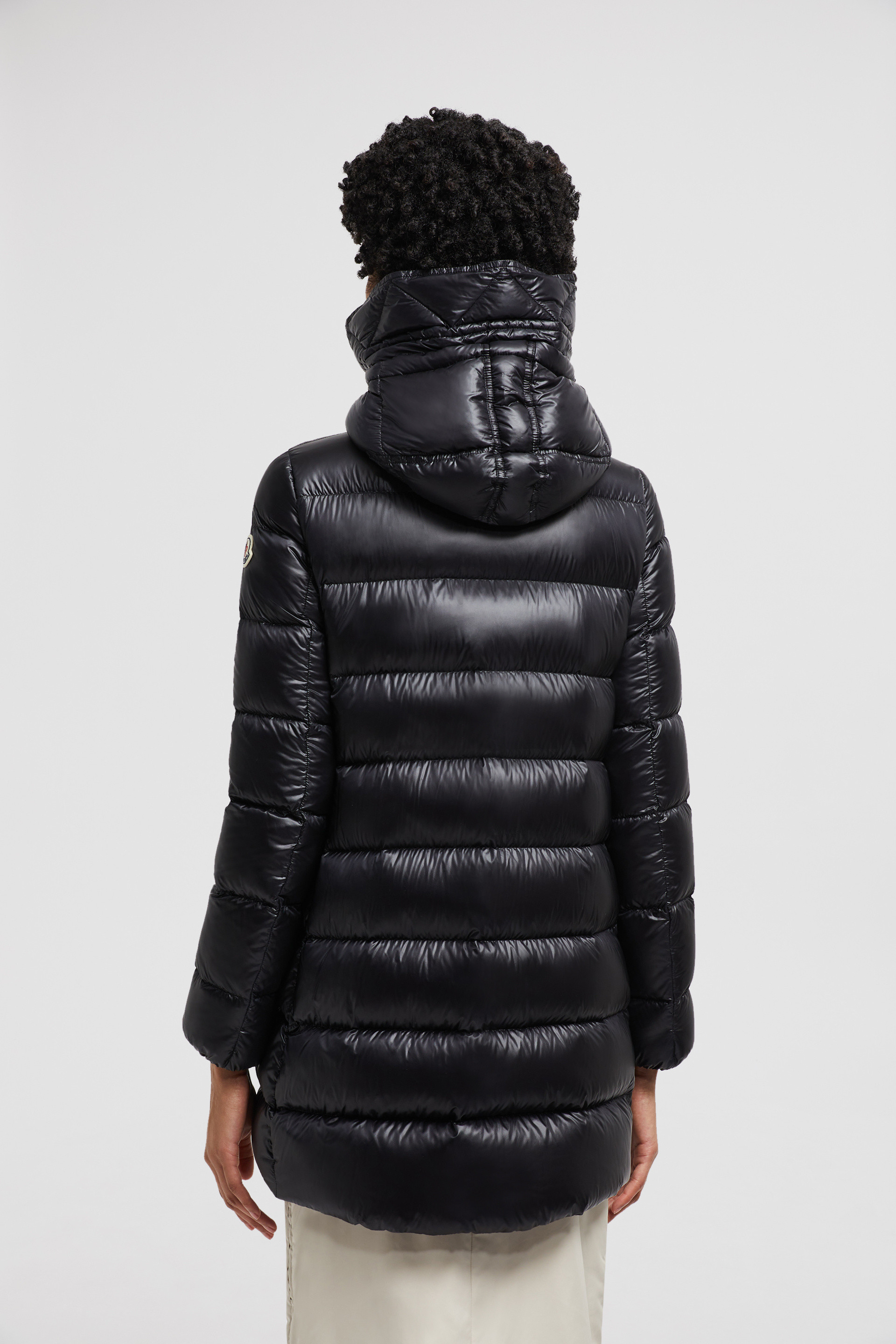 Black Suyen Long Down Jacket Long Down Jackets for Women